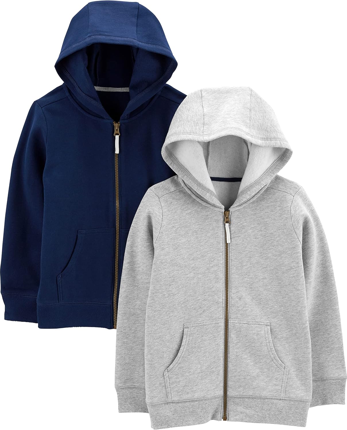 Simple Joys by Carters Boys Fleece Full-Zip Hoodies Pack of 2