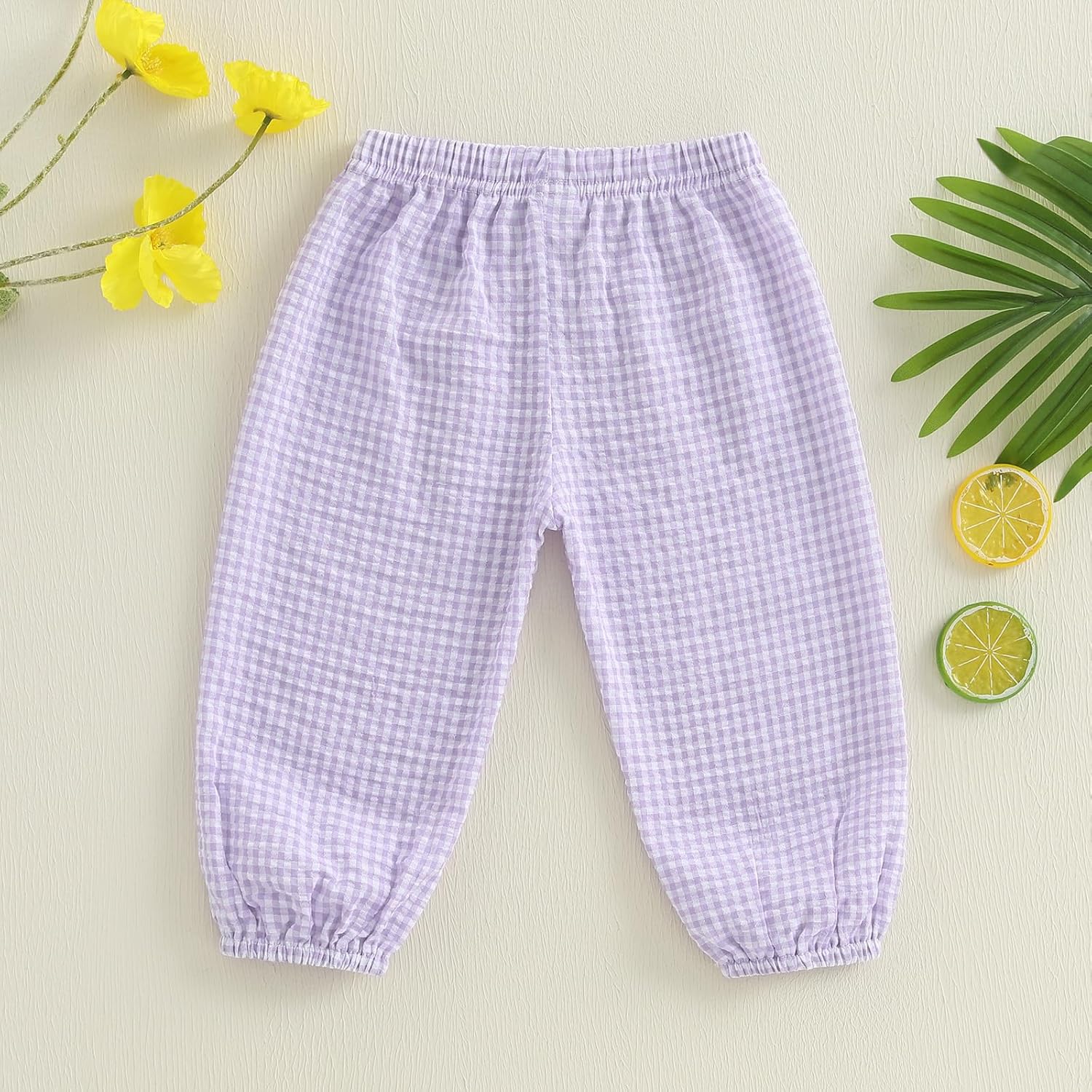 Plaid Summer Joggers