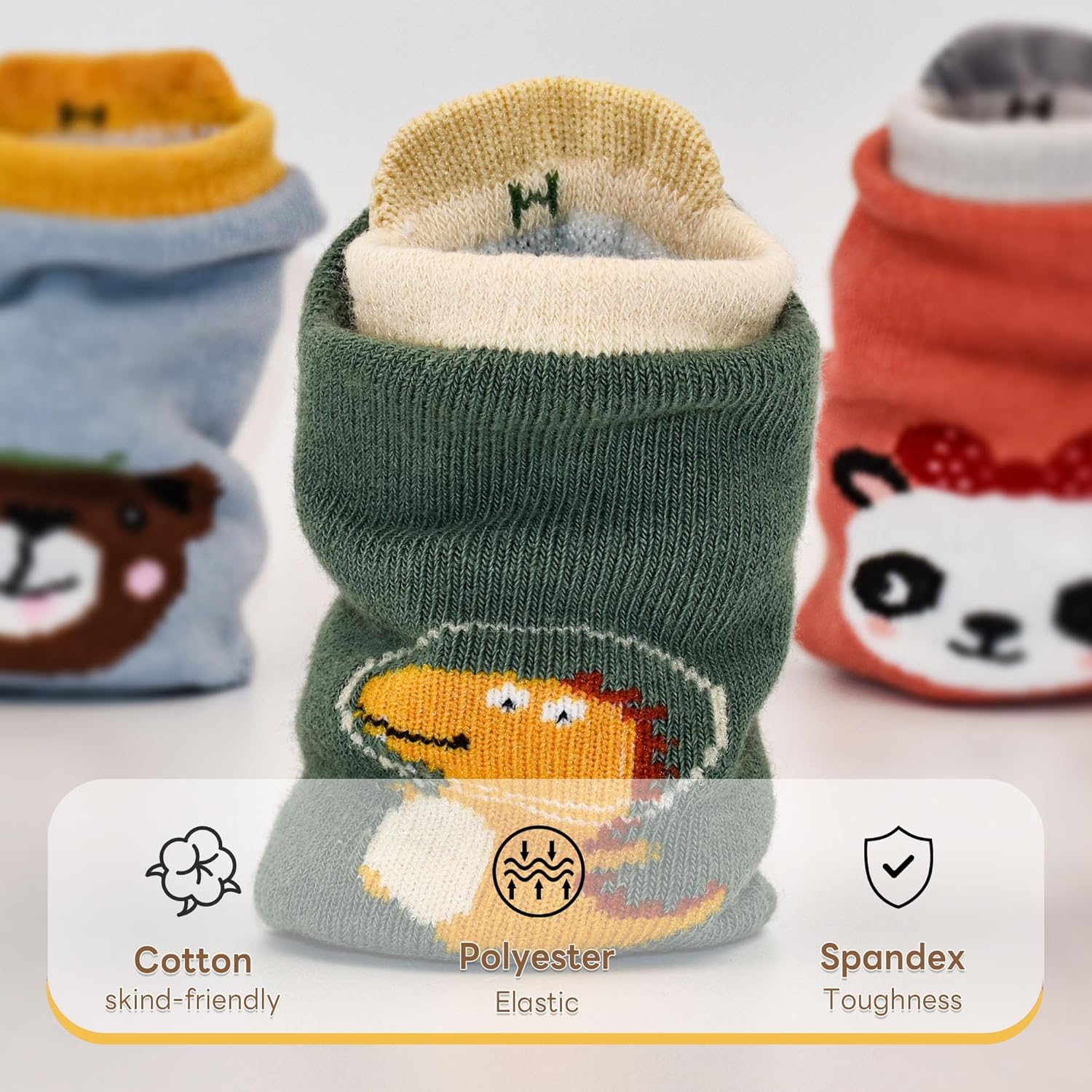 HYCLES Non Slip Baby Socks