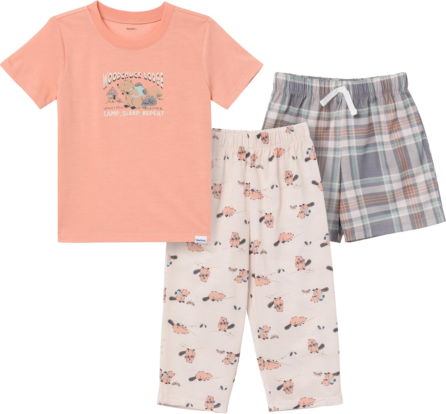 Gerber Baby Boys 3-Piece Pajama Set
