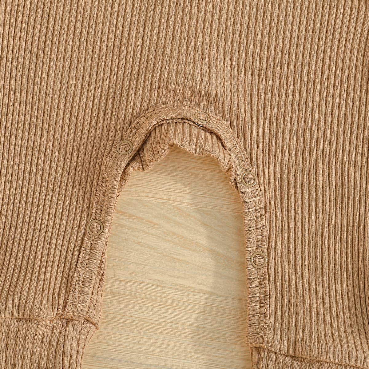 Bafeicao Baby Romper with Snap-in Crotch
