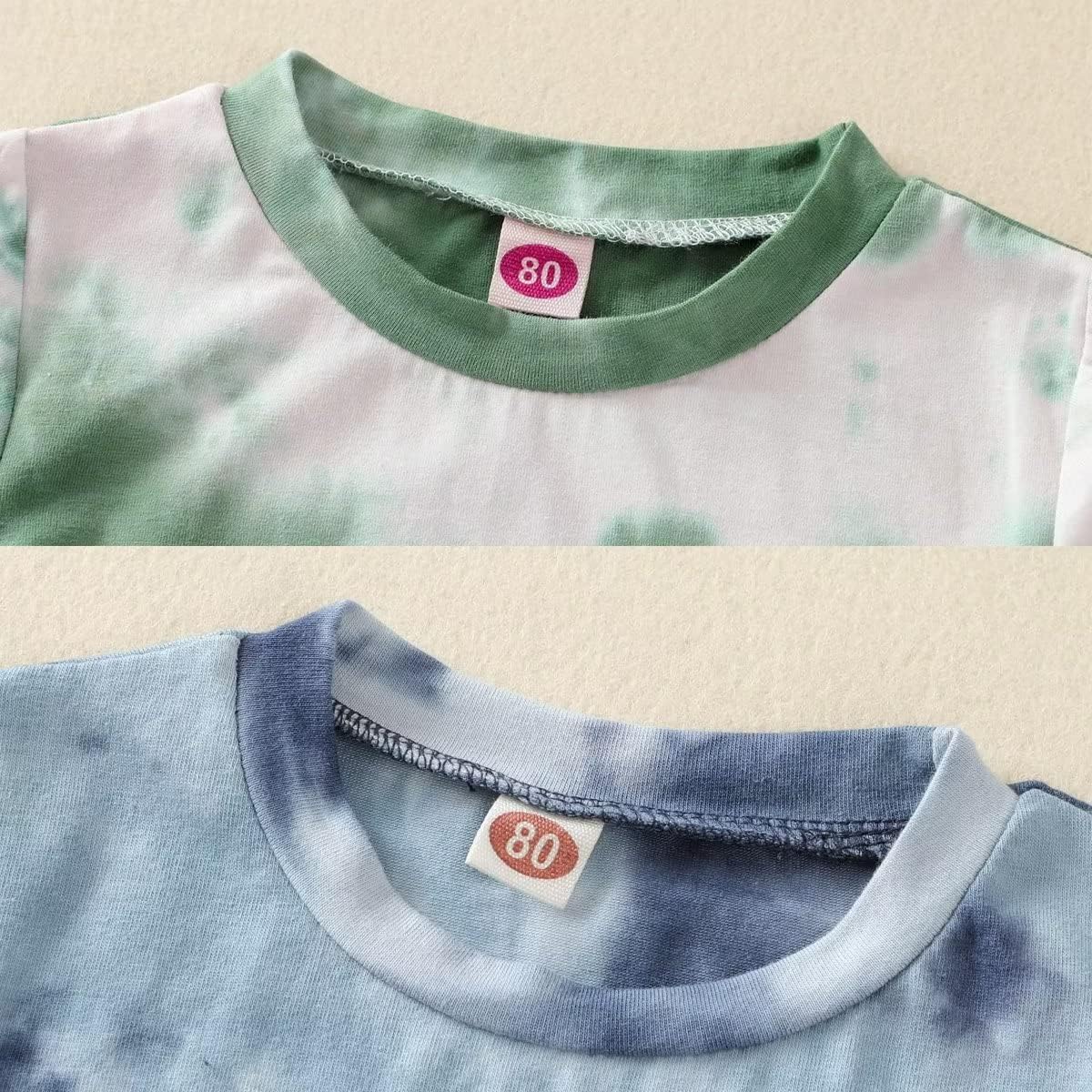 Perfect Summer Outfits Coolago Toddler Tie Dye 4-Piece Set for Boys