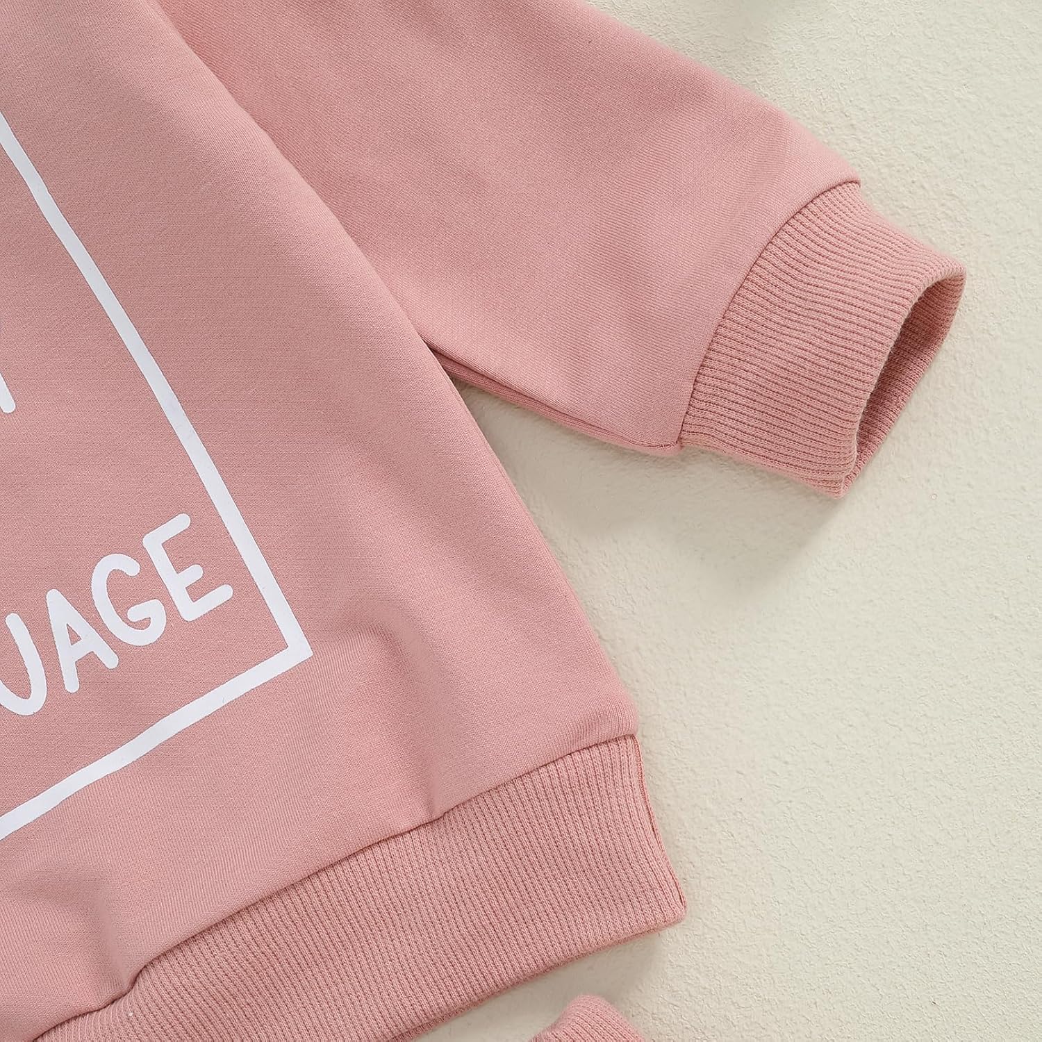 Adorable Toddler Baby Girls Fall Outfit Set Sweatshirt Joggers