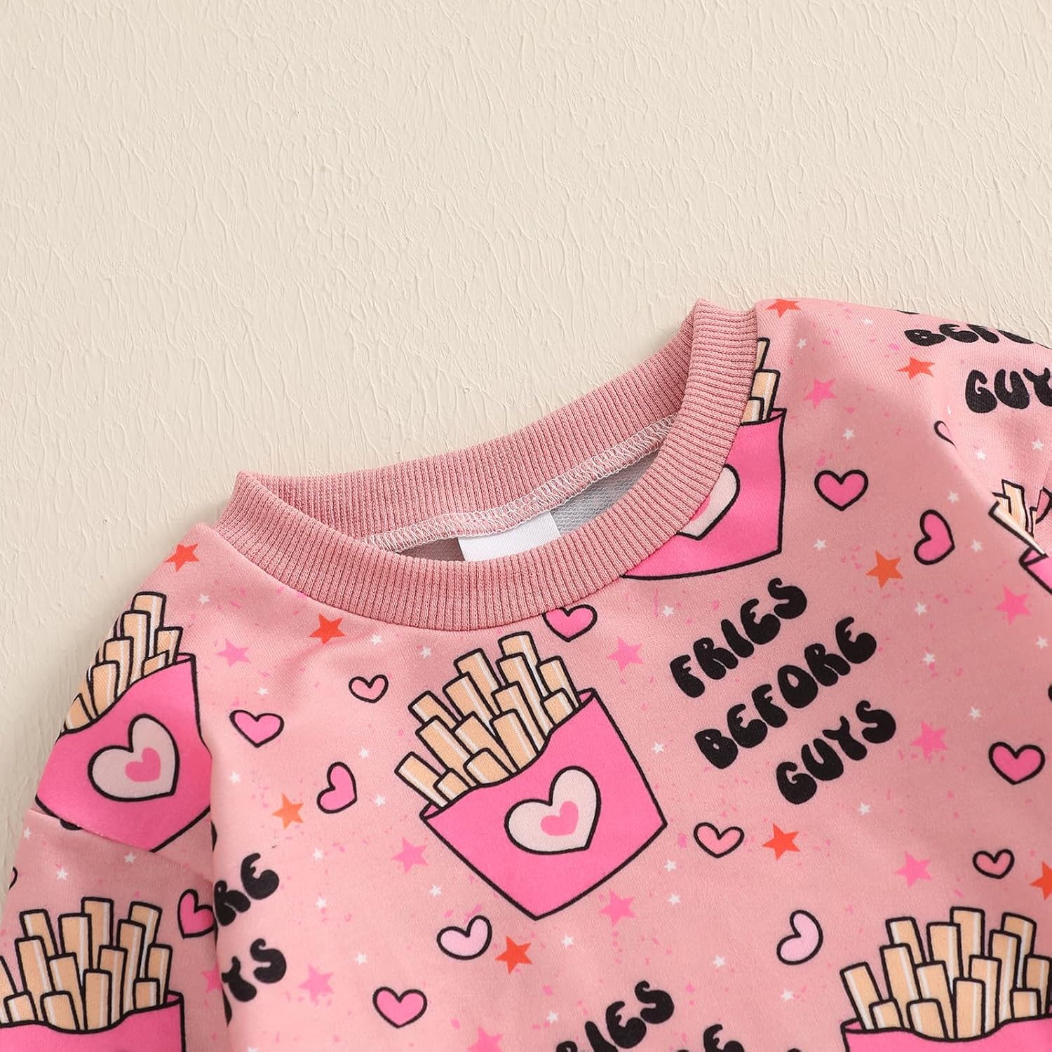 Easter Bunny Ruffled Collar Sweater Set for Kids