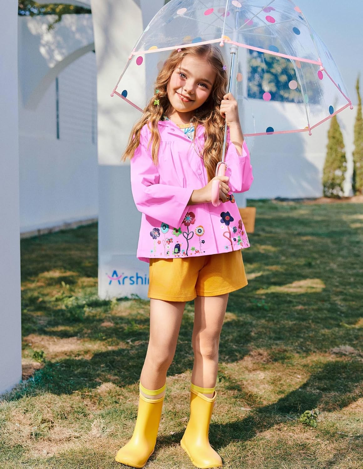 Arshiner Baby Girl Waterproof Hoodie
