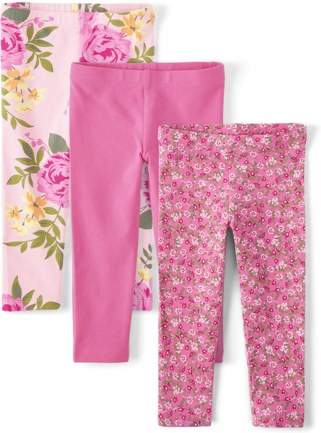 The Childrens Place Baby Girls Leggings 3-Pack