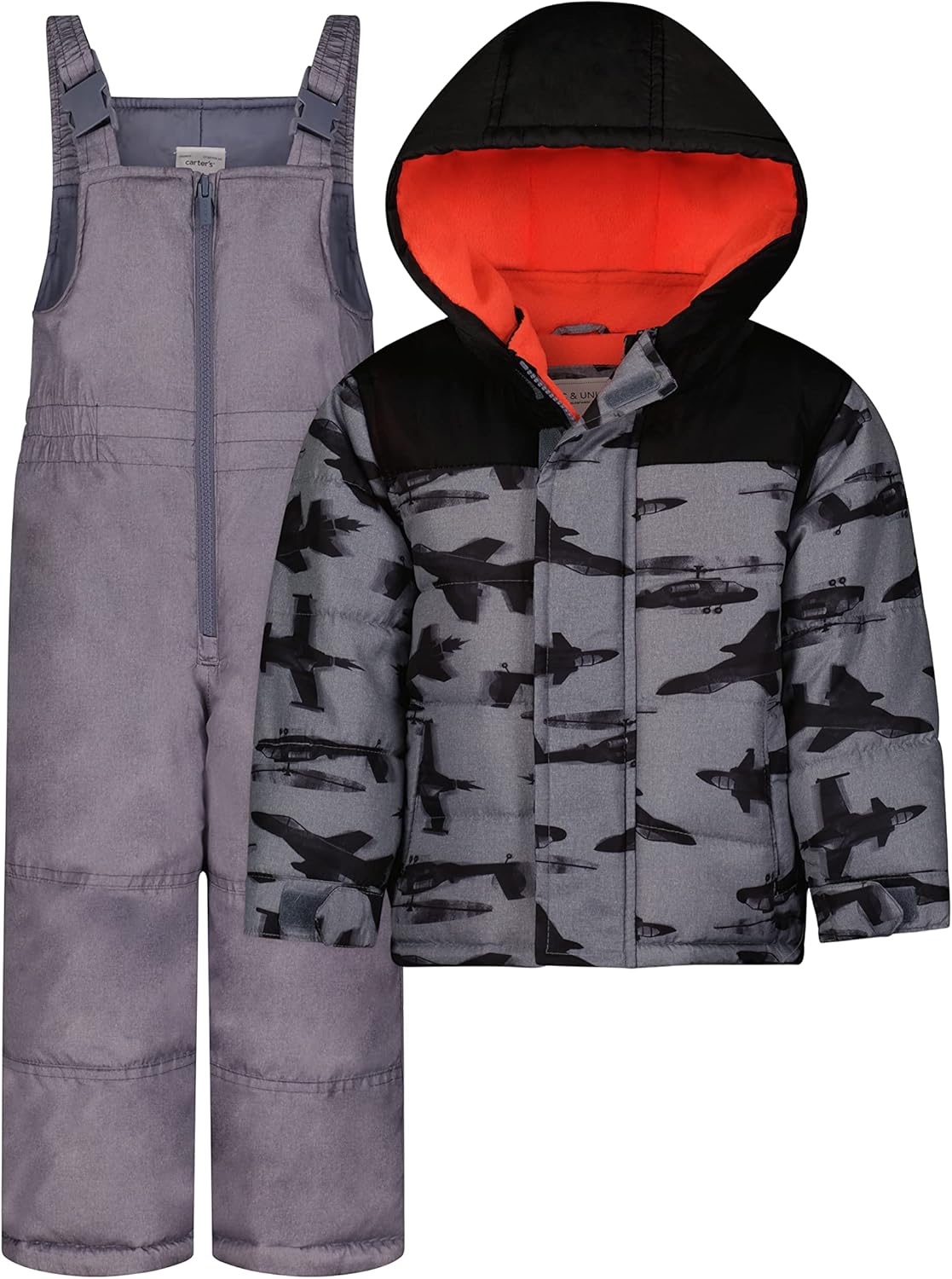 Stay warm all winter Carters Baby Boys 2-Piece Snowsuit Set