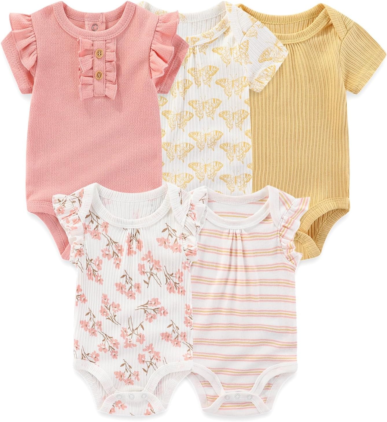 JELYLOVE Unisex Baby Ponies Pants Sets Soft Cotton for Newborns