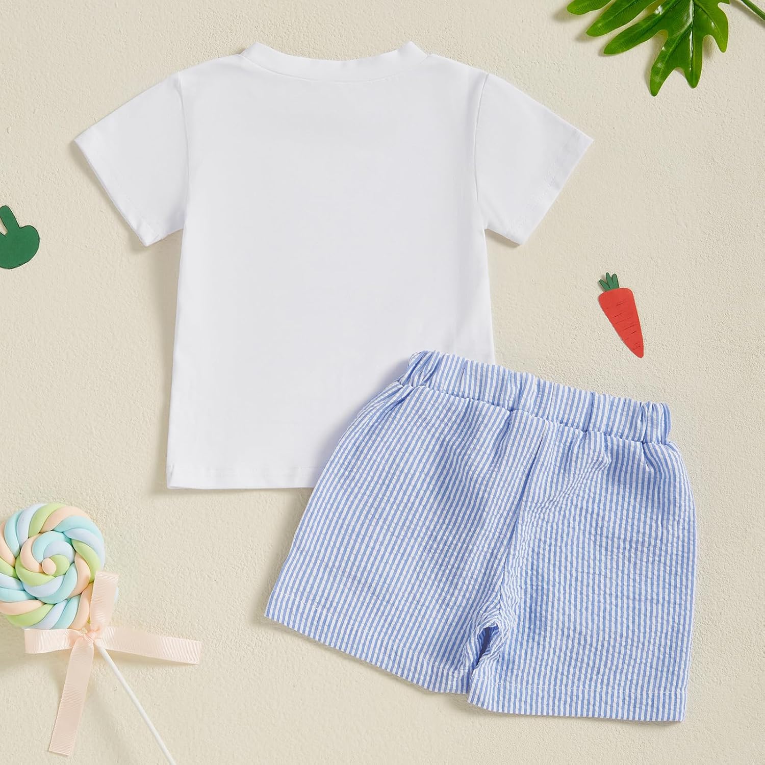 Perfect 2-Piece Toddler Easter Outfit - Soft Cotton Set for Kids