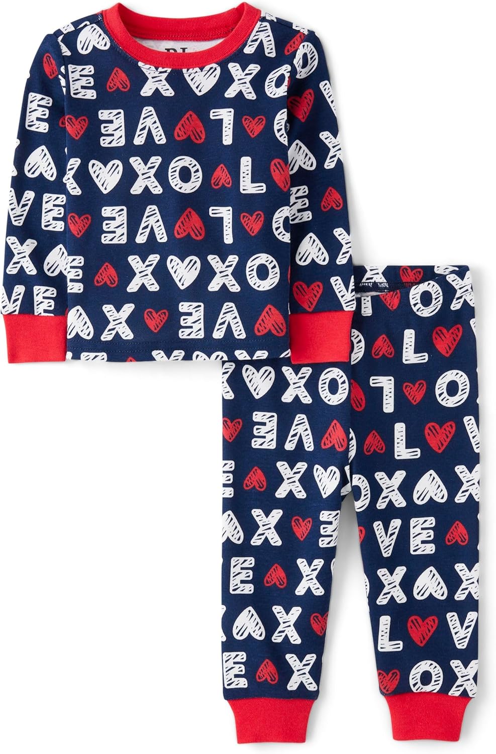 Matchless Valentines Day Pajama Set From The Childrens Place