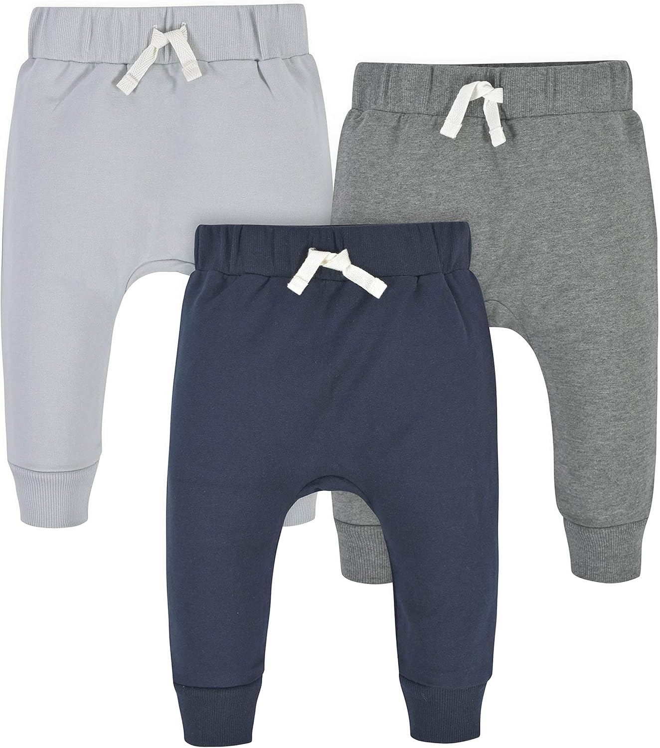 Gerber 3-Pack Jogger Pants for Toddler Boys