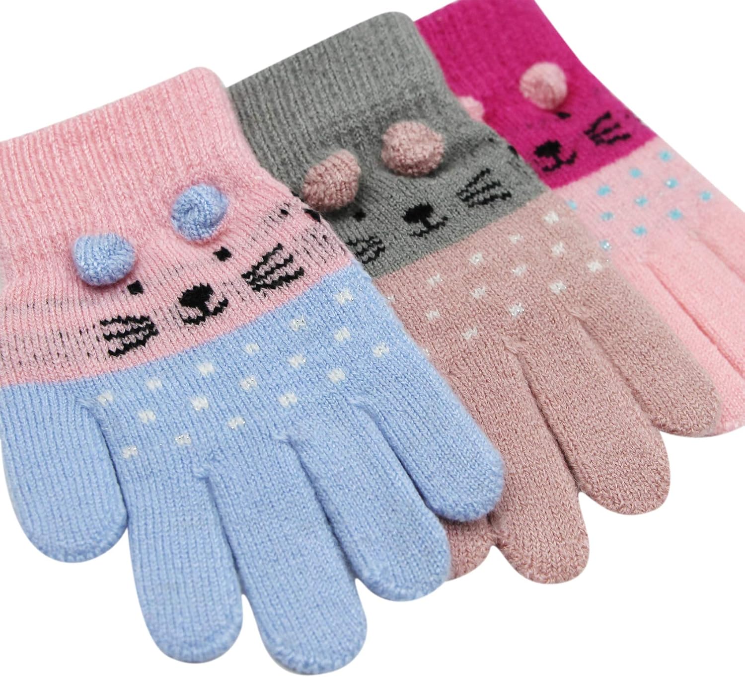 True Warmness Cat Gloves for Kids