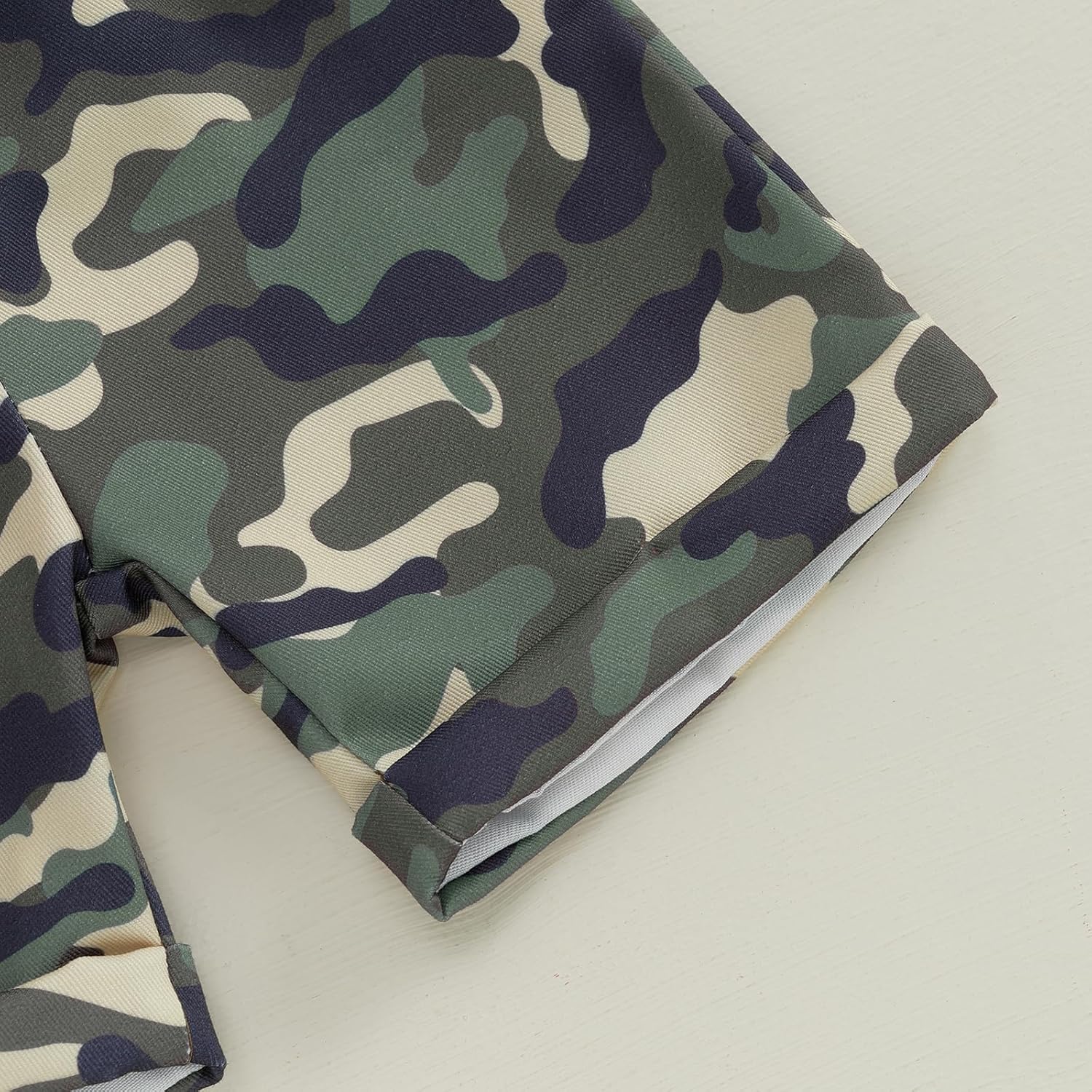 WDEHOW Trendy Toddler Kids Baby Boy Summer Outfits - 1T to 5T Camouflage Sets