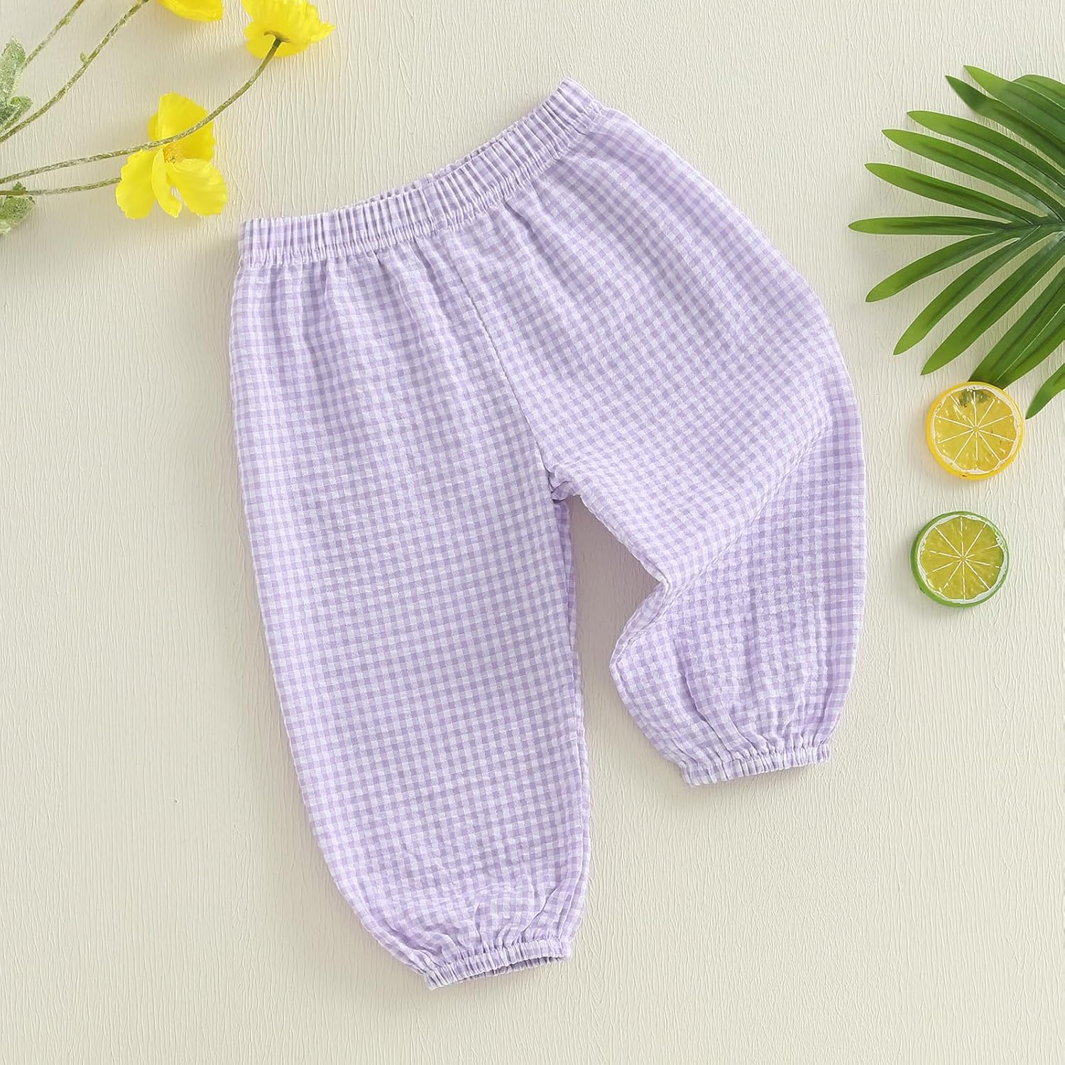 Plaid Summer Joggers