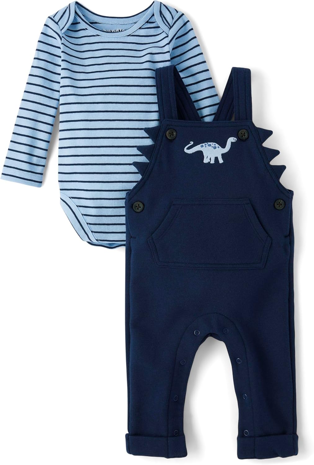 Fun and comfy overall set for baby boys