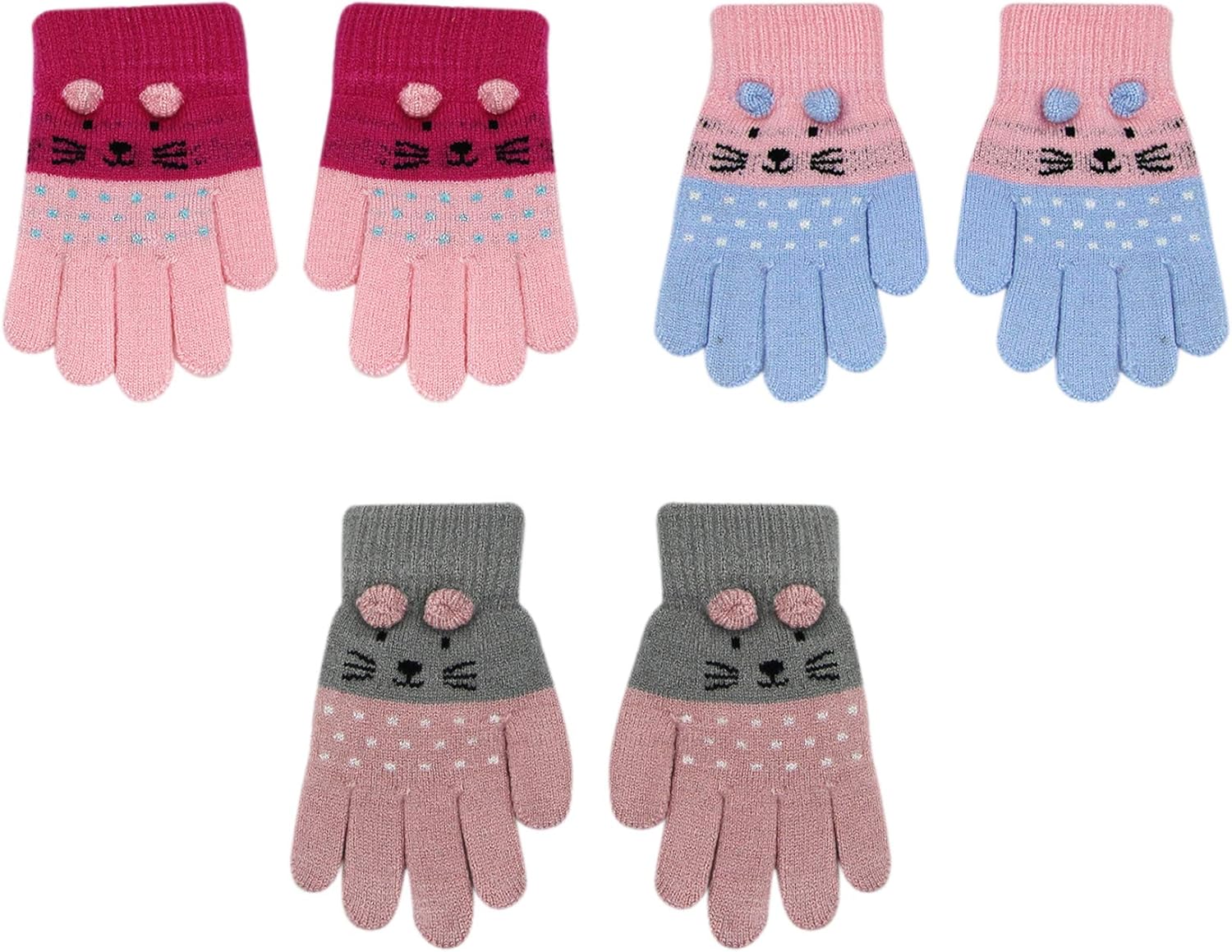 True Warmness Cat Gloves for Kids