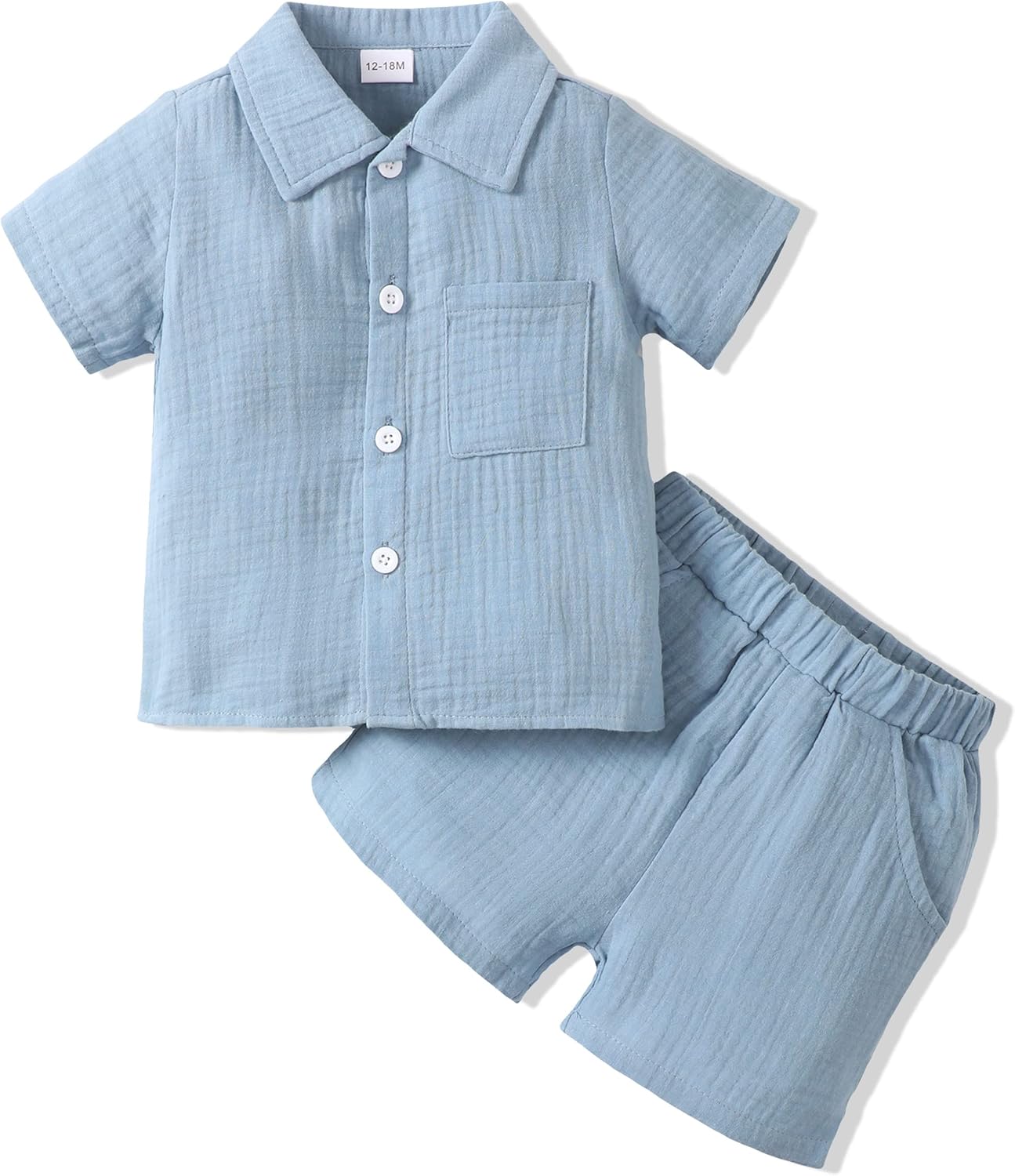 Renotemy Dinosaur-Themed Toddler Boys Cotton Outfit for Summer