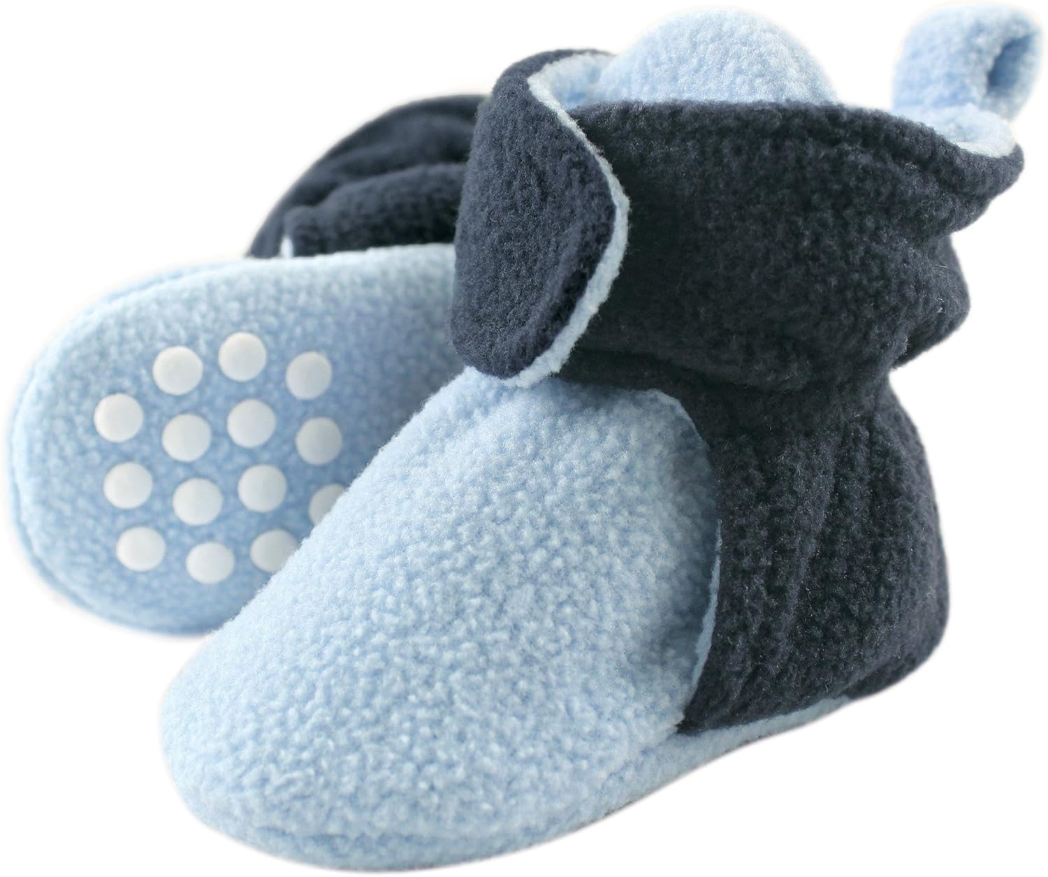 Luvable Friends Baby Girls Cozy Fleece Booties 1