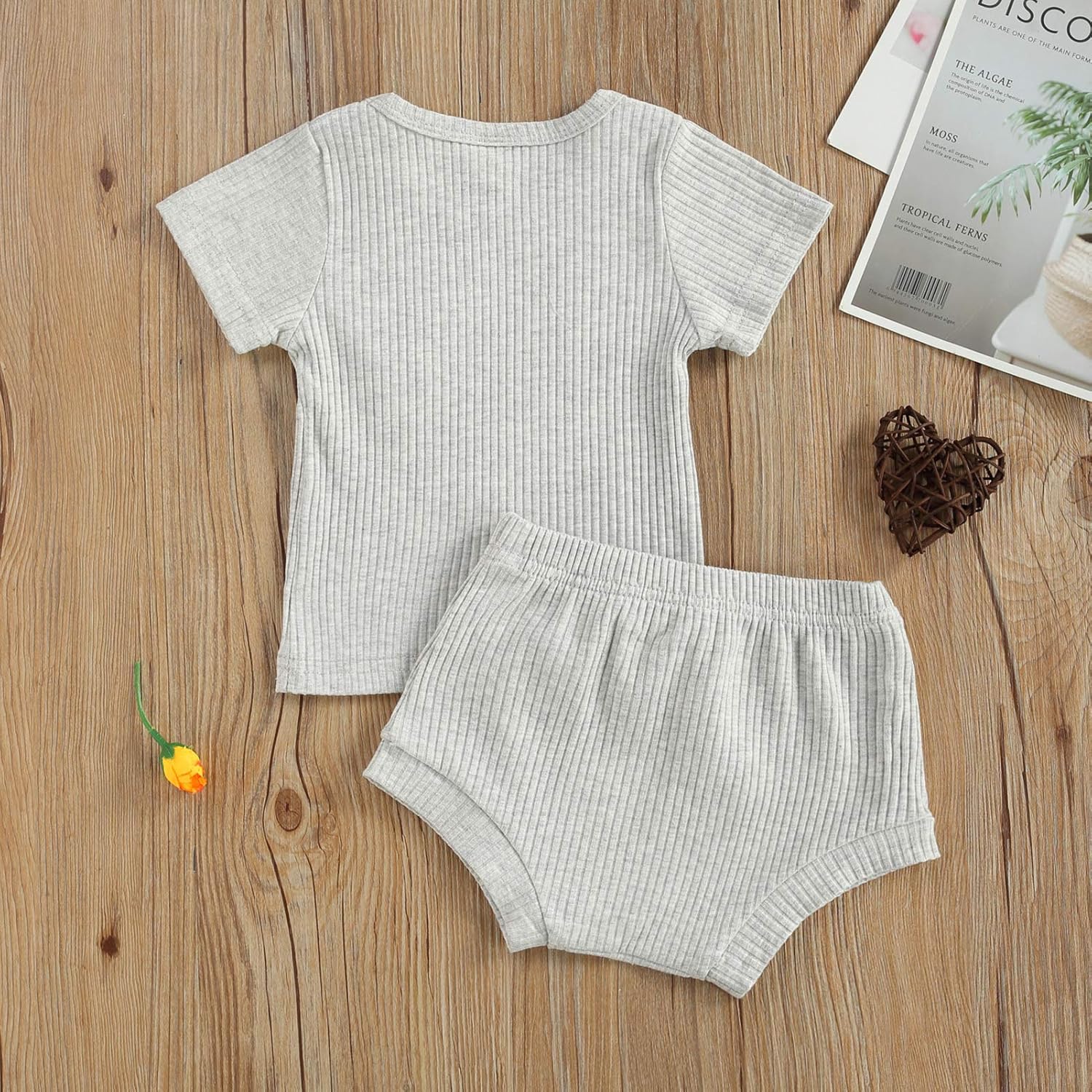 One Opening Newborn Summer Romper Set