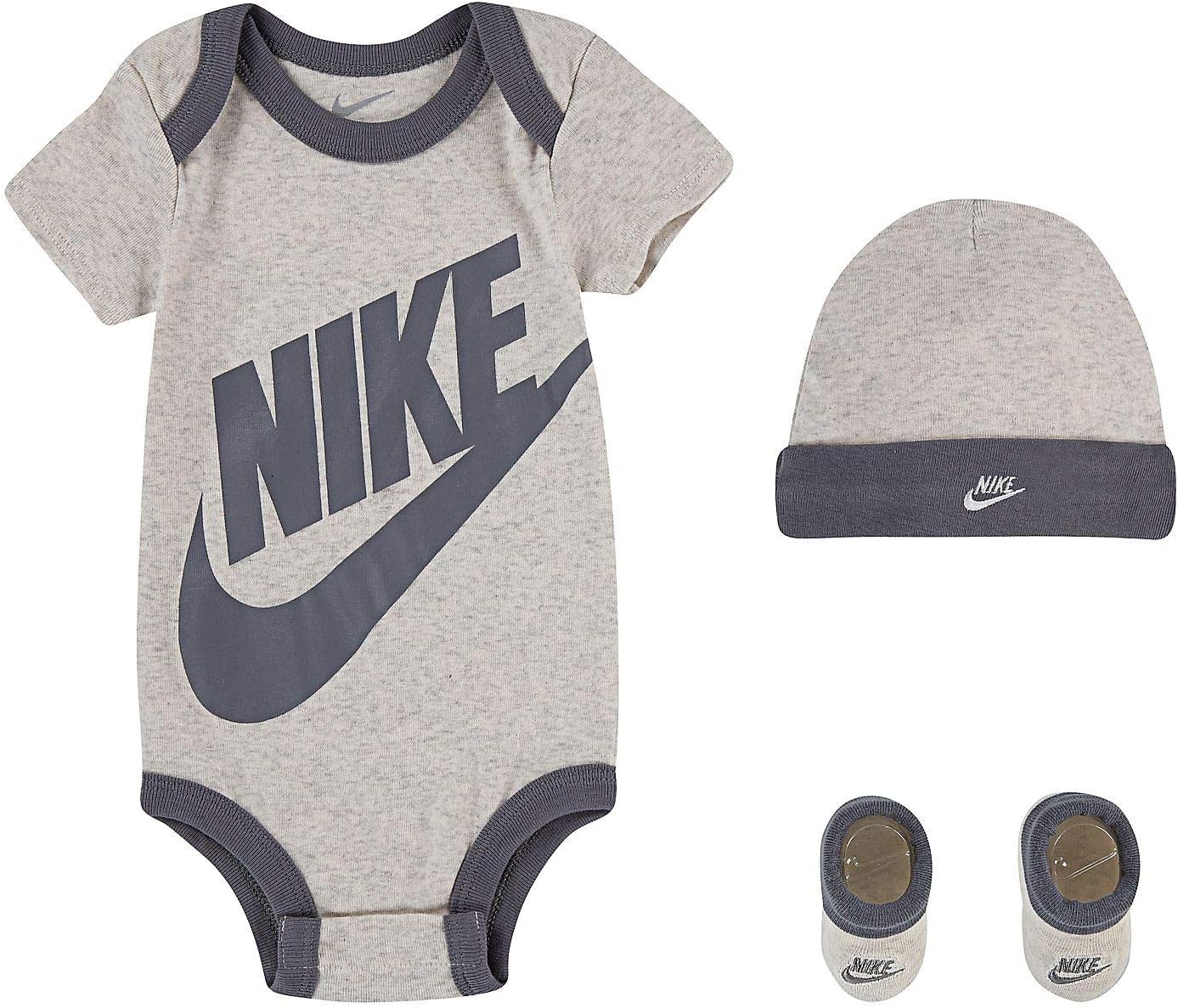 Adjustable One-Shoulder Nike Babys Bodysuit and Boaties Set for Babies