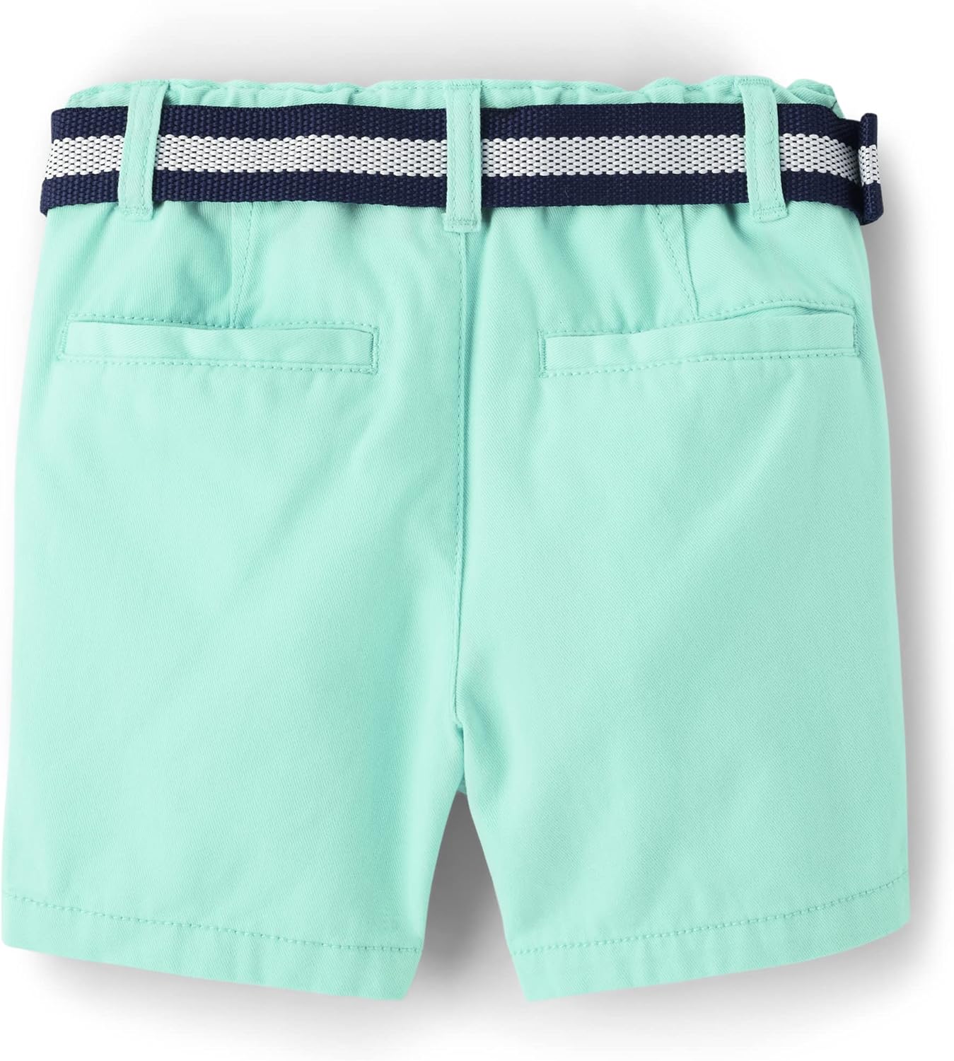Twill Belted Chino Shorts for Boys