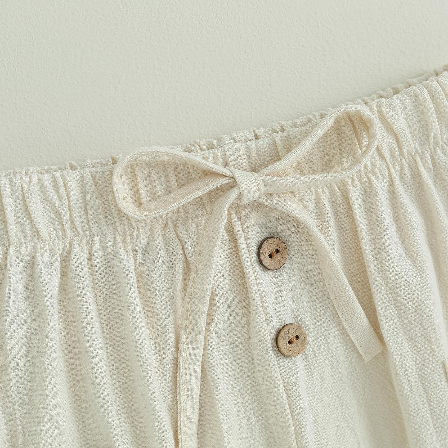 Soft Cotton Linen Joggers for toddlers