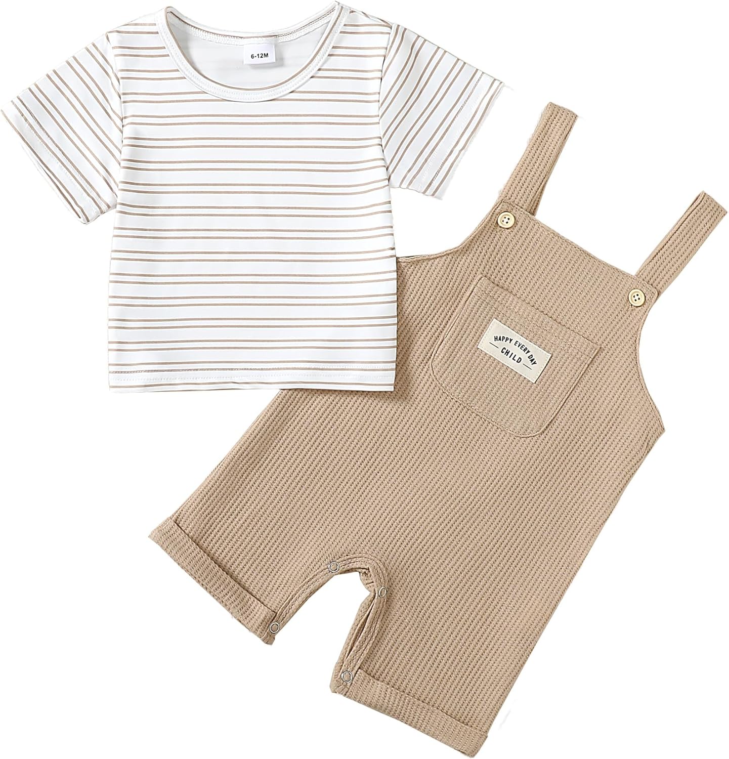 ZOEREA Toddler Boys Romper Set - Machine Washable Soft Perfect for Growth Style