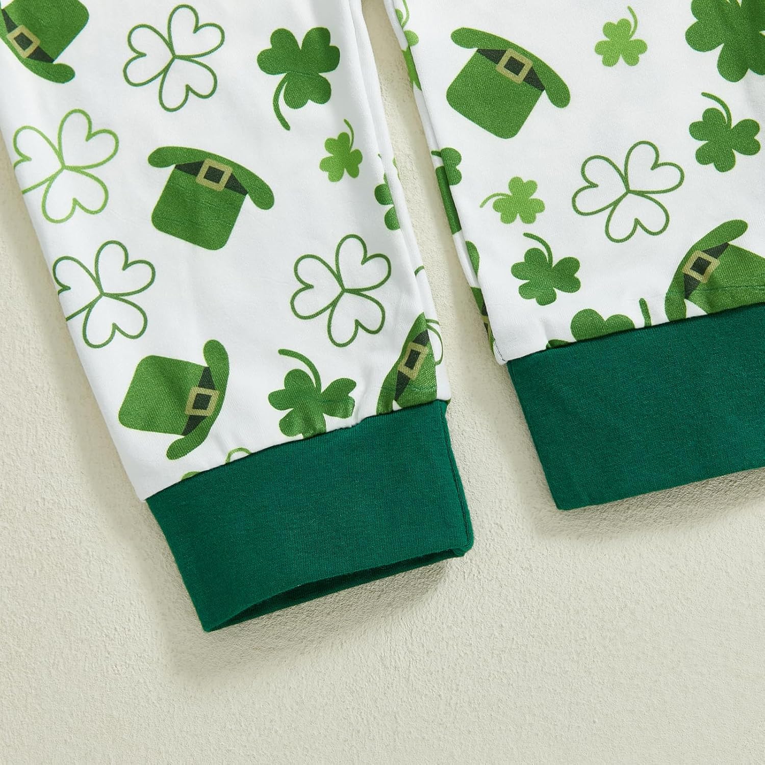 BemeyourBBs First St Patricks Day Baby Boy Outfit shamrock romper and pants set