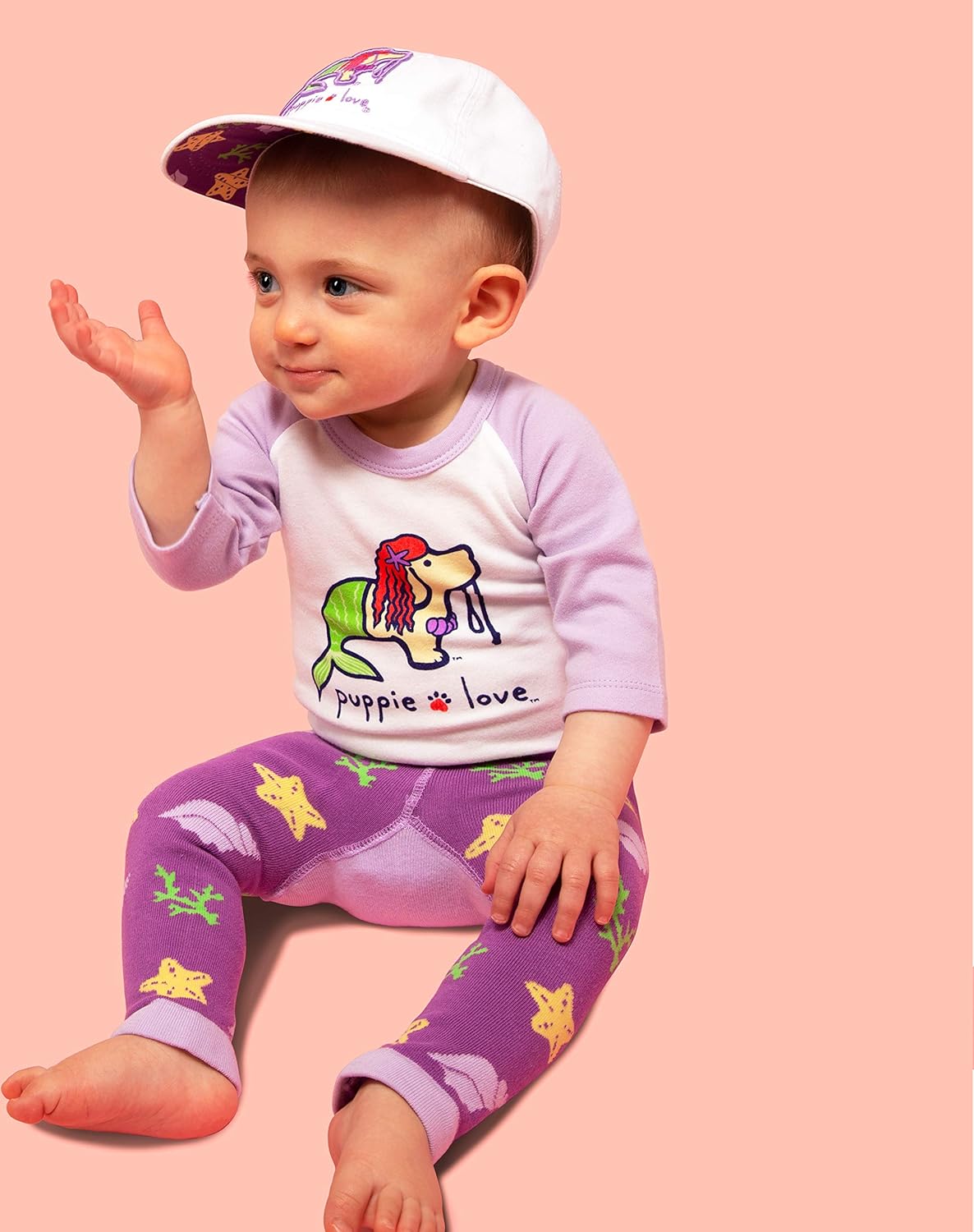 Pavilion Gift Company Baby Mermaid Adorable Mermaid Themed Leggings for Infants