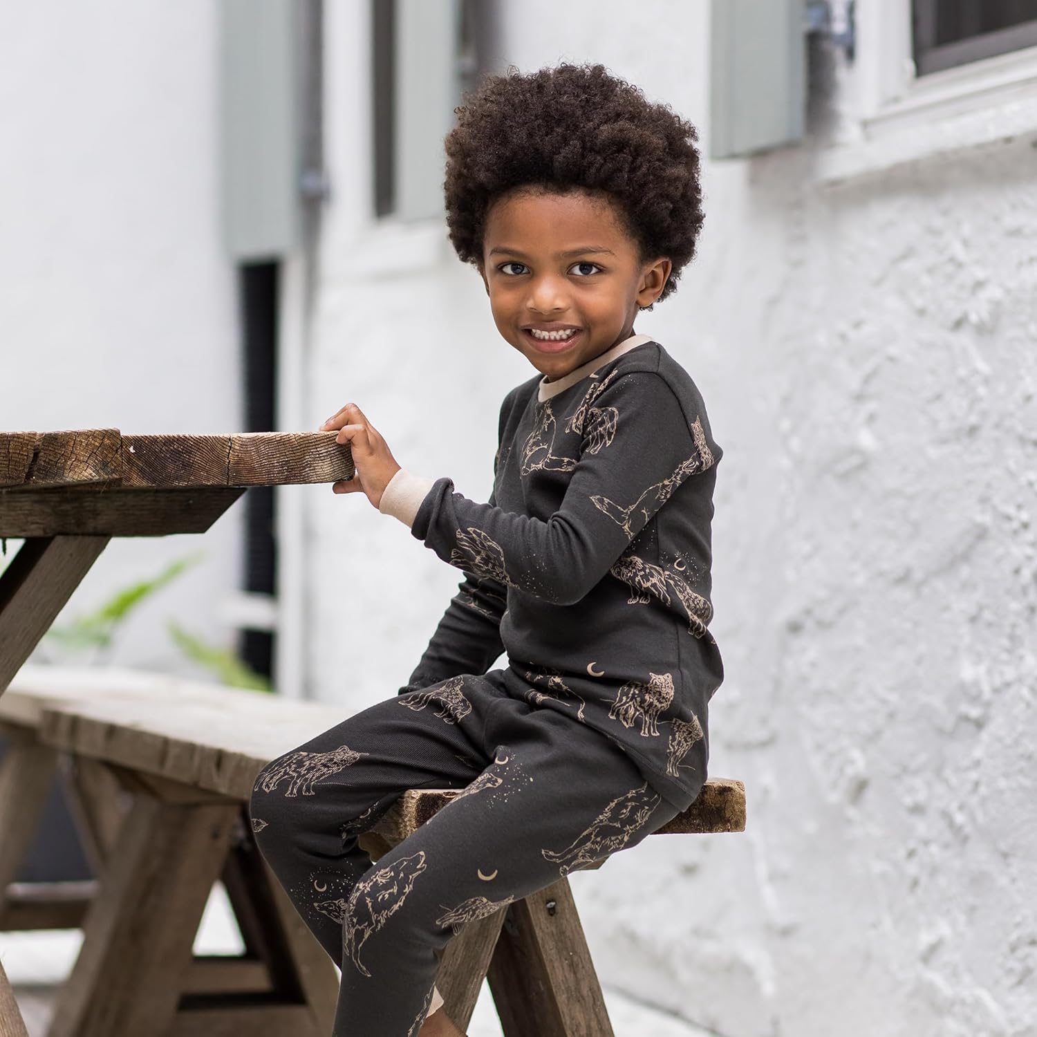 Cradle-Cuddling Boys Pajama Set