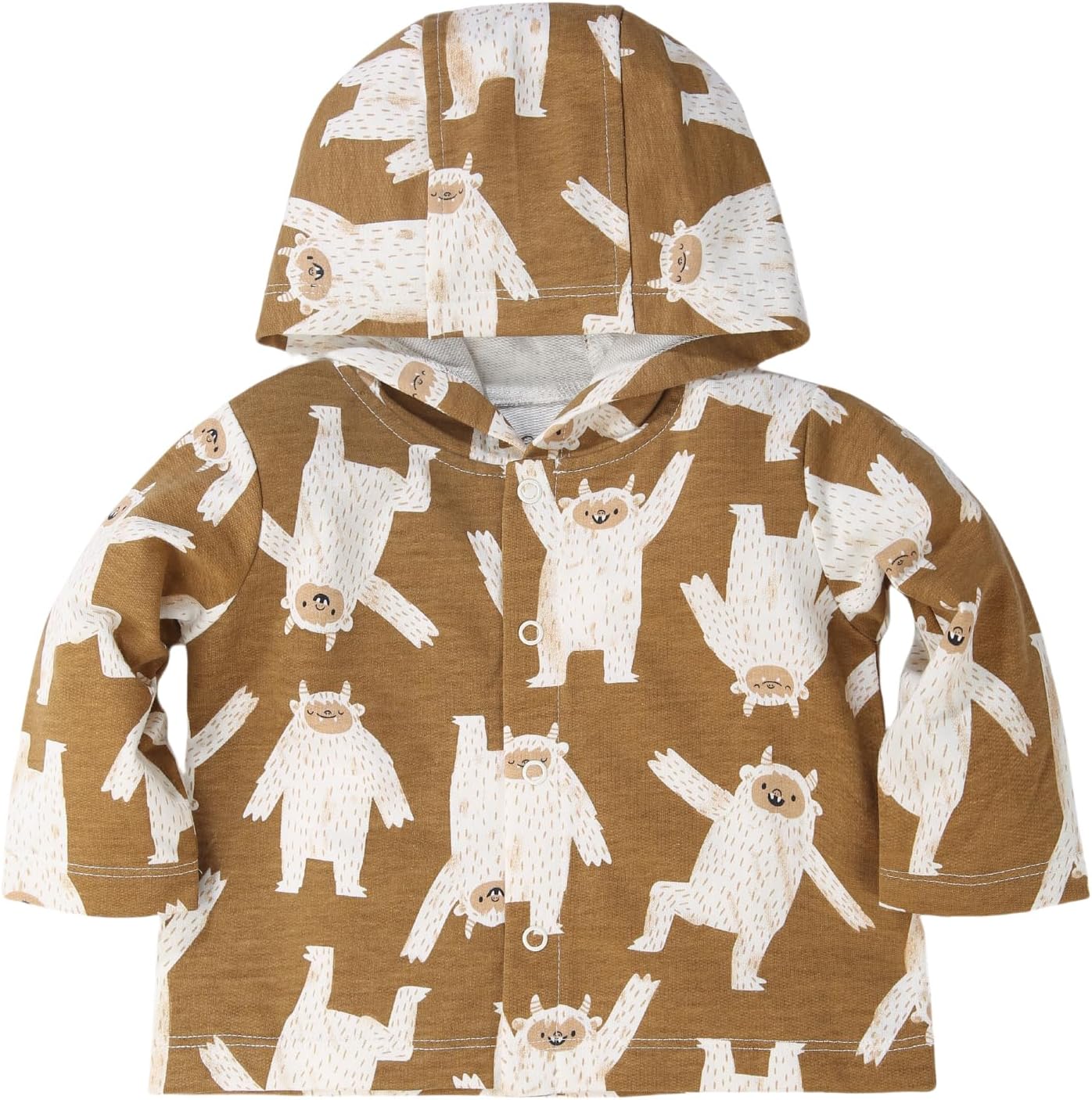 Minicoco Baby Toddler 100 Cotton Fall Spring Hoodie Perfect for Cooling Seasons