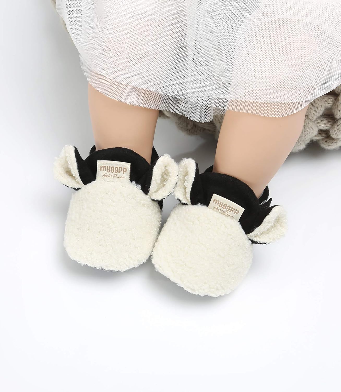 Ohwawadi Cozy Warm Cotton Slippers for Babies