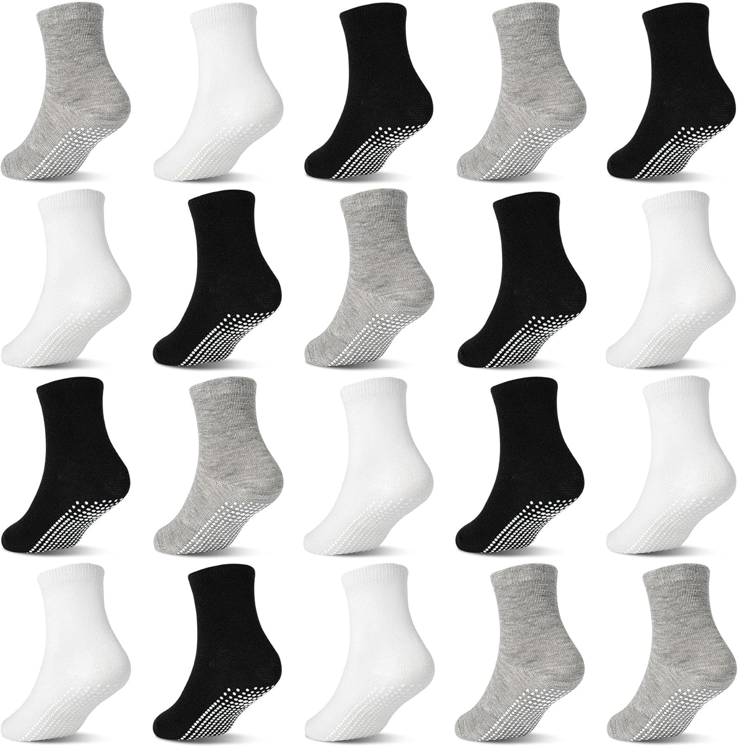 SkiBeaut 20 Pairs Toddler Socks