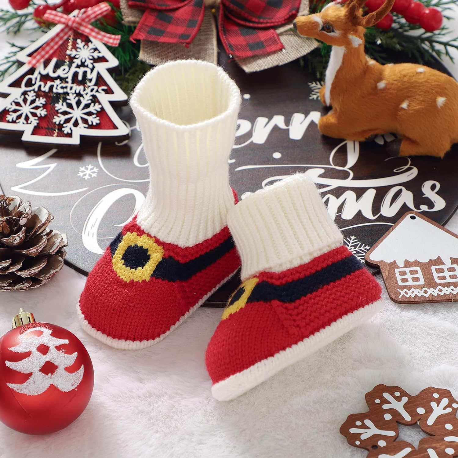 Coziest Christmas Socks for Babies