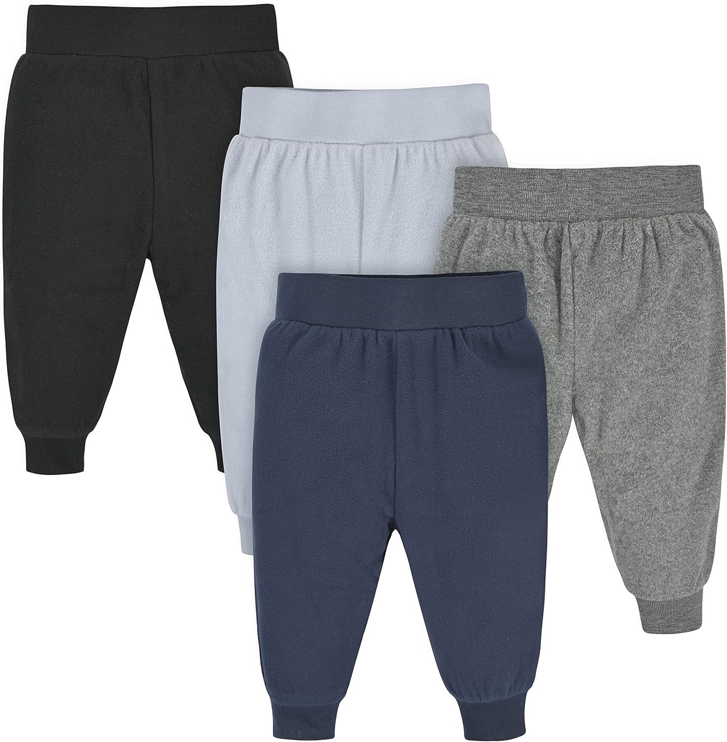 Gerber Microfleece Pants for Baby Boys 4-Pack