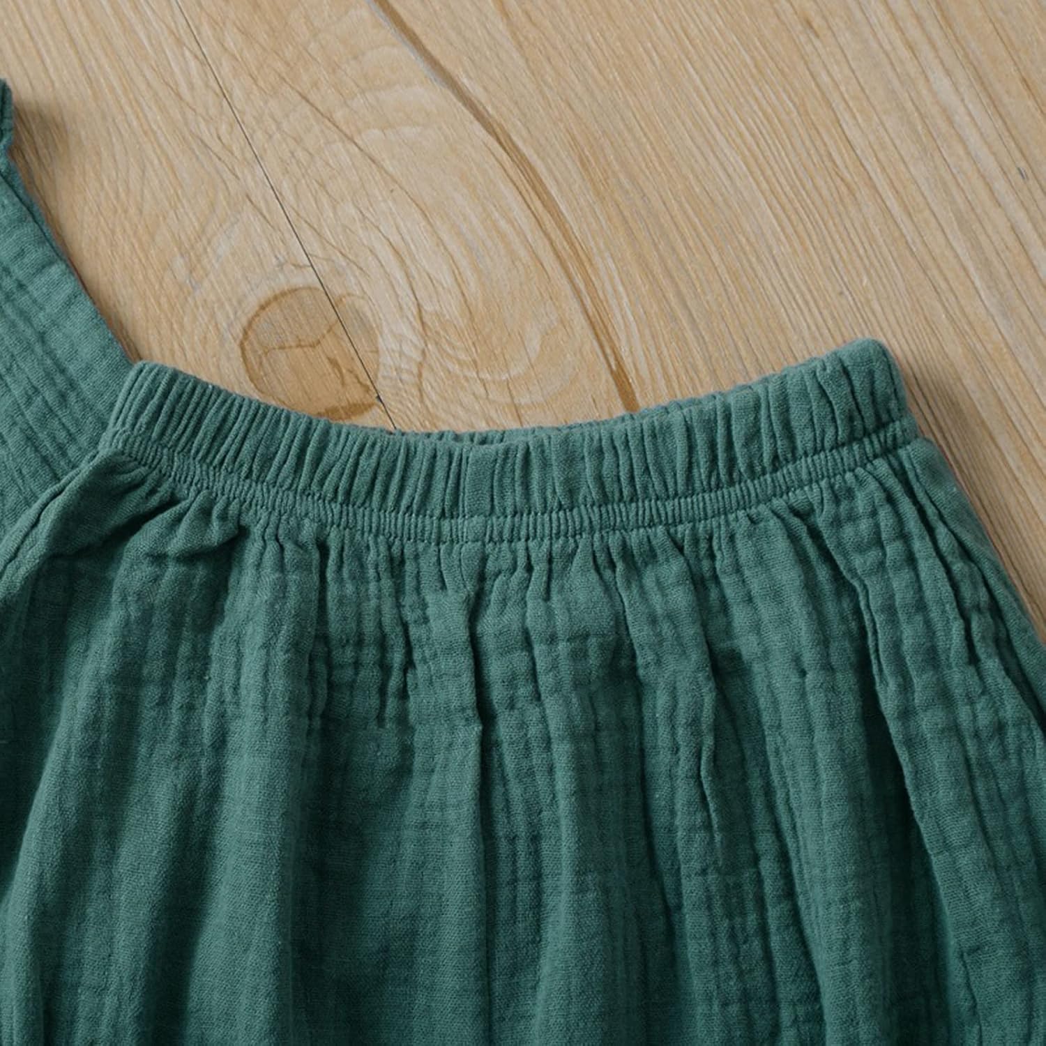 Adorable Solid Tank Romper Set for Baby