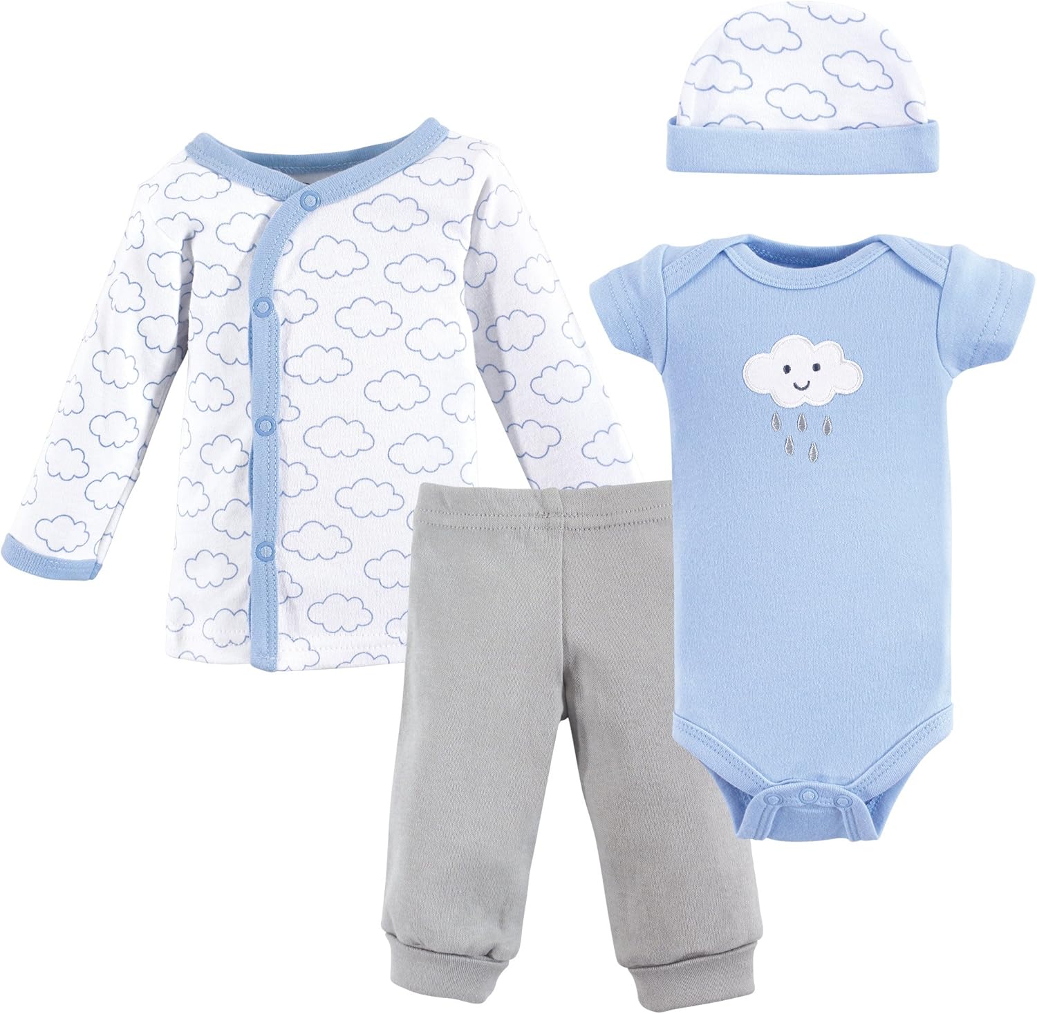 Luvable Friends Cotton Preemie Layette Set for Baby Girl