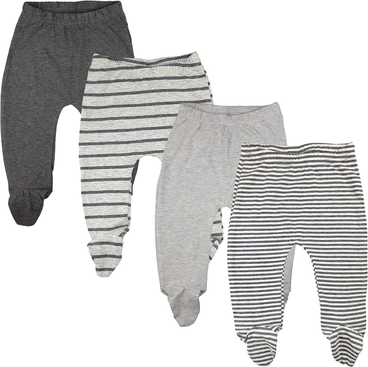 123 Bear Baby Cotton Spandex Pants with Feet