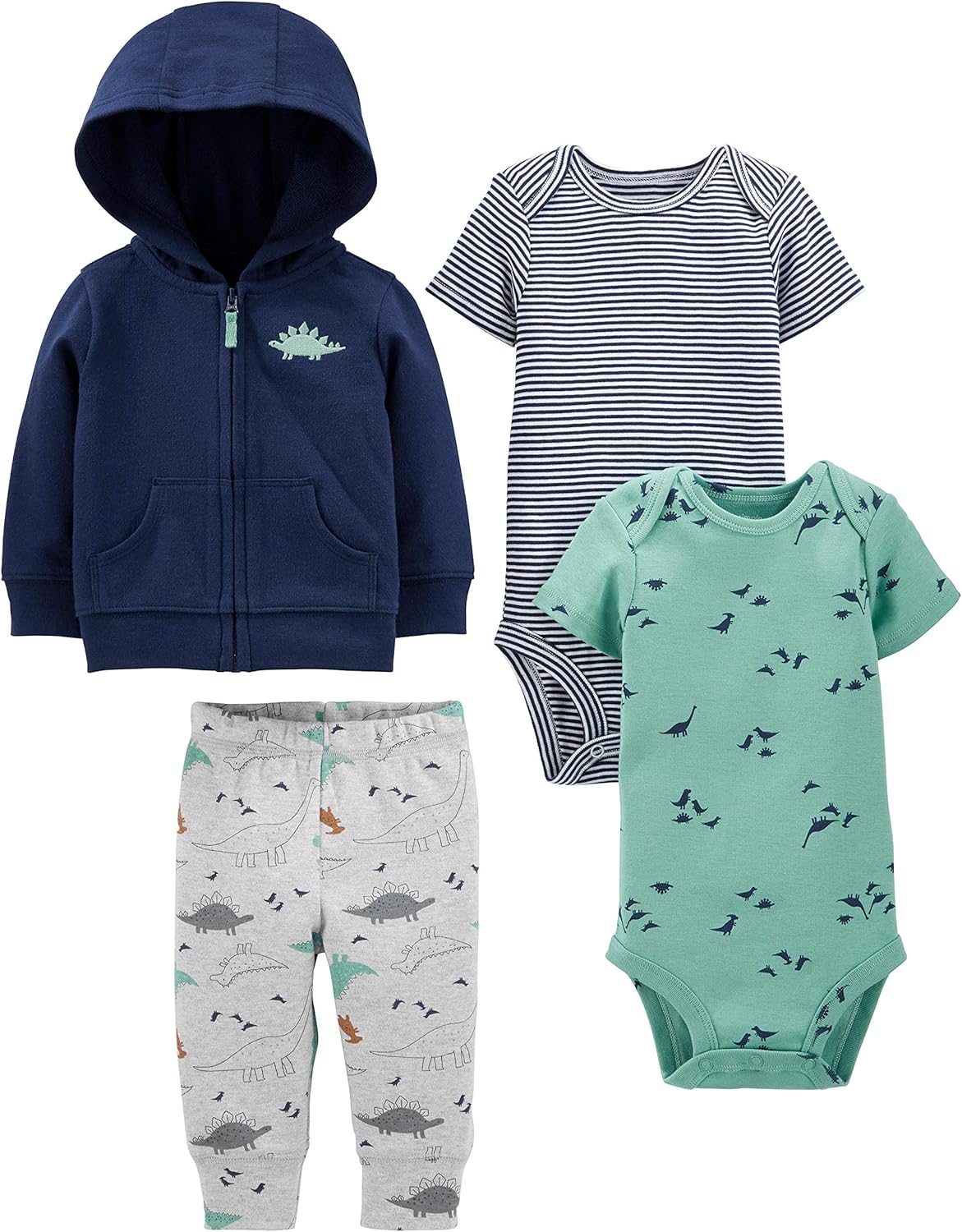 Simple Joys by Carters 4-Piece Baby Boys Set Soft Cotton Timeless Design