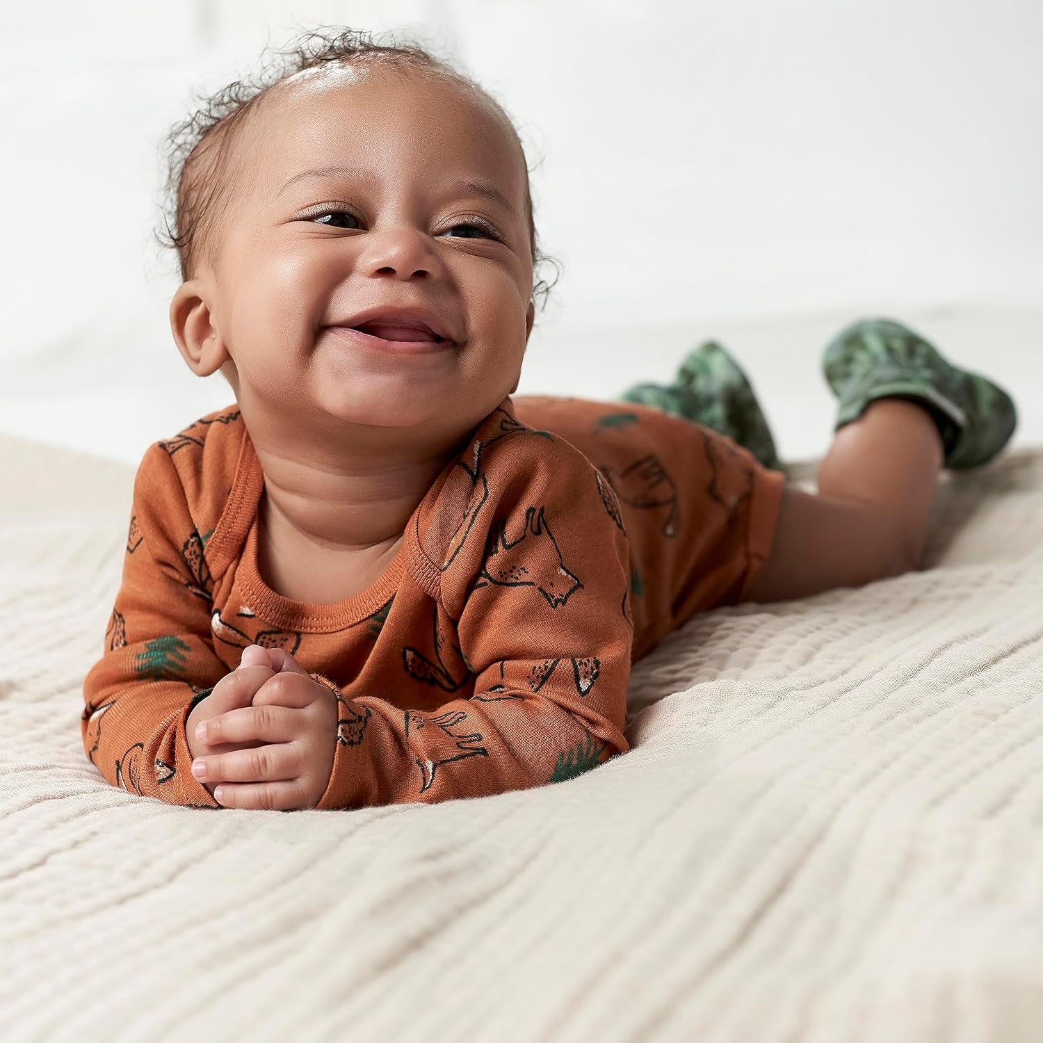 Gerber Baby Boys 6-Pack Long Sleeve Onesies Bodysuit
