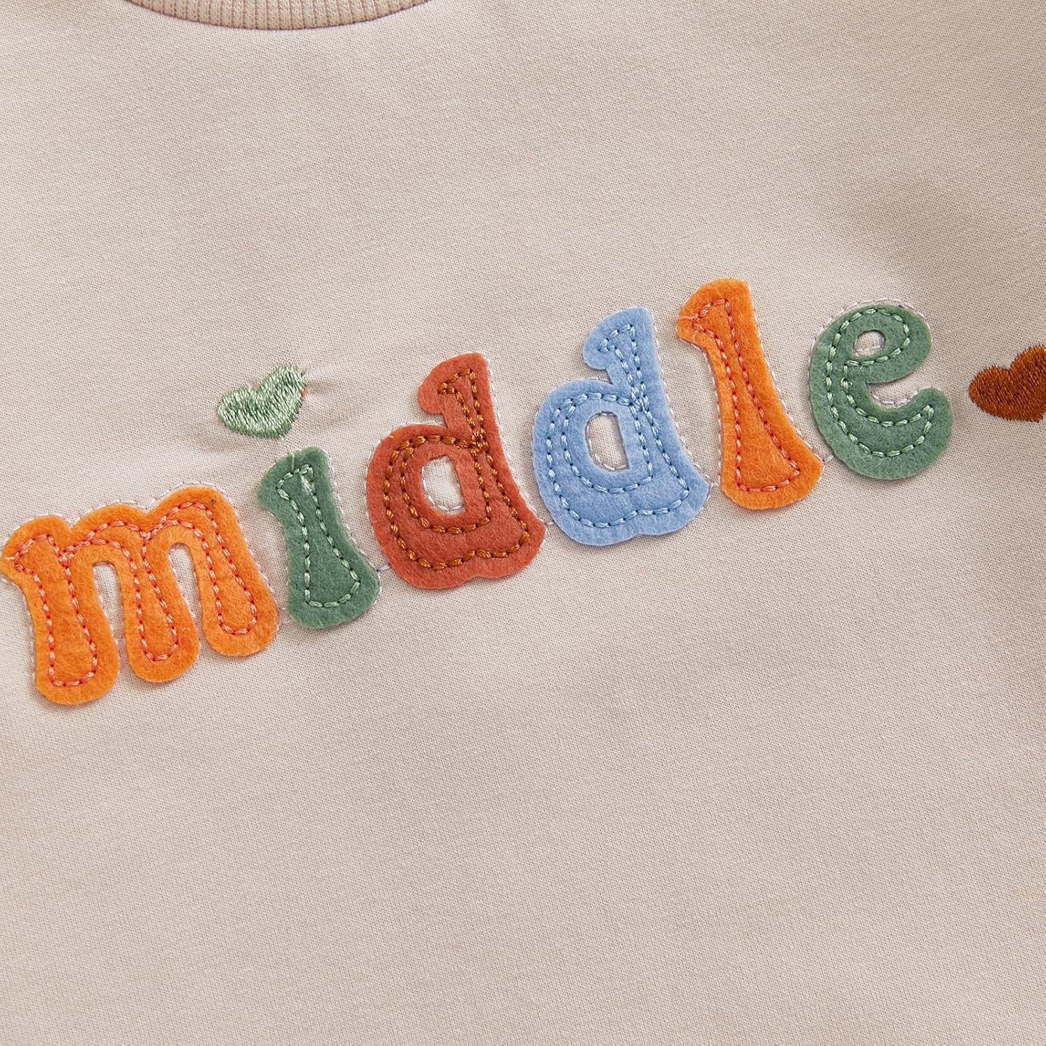 Big Middle Little Sibling Romper Set for 3rd Baby