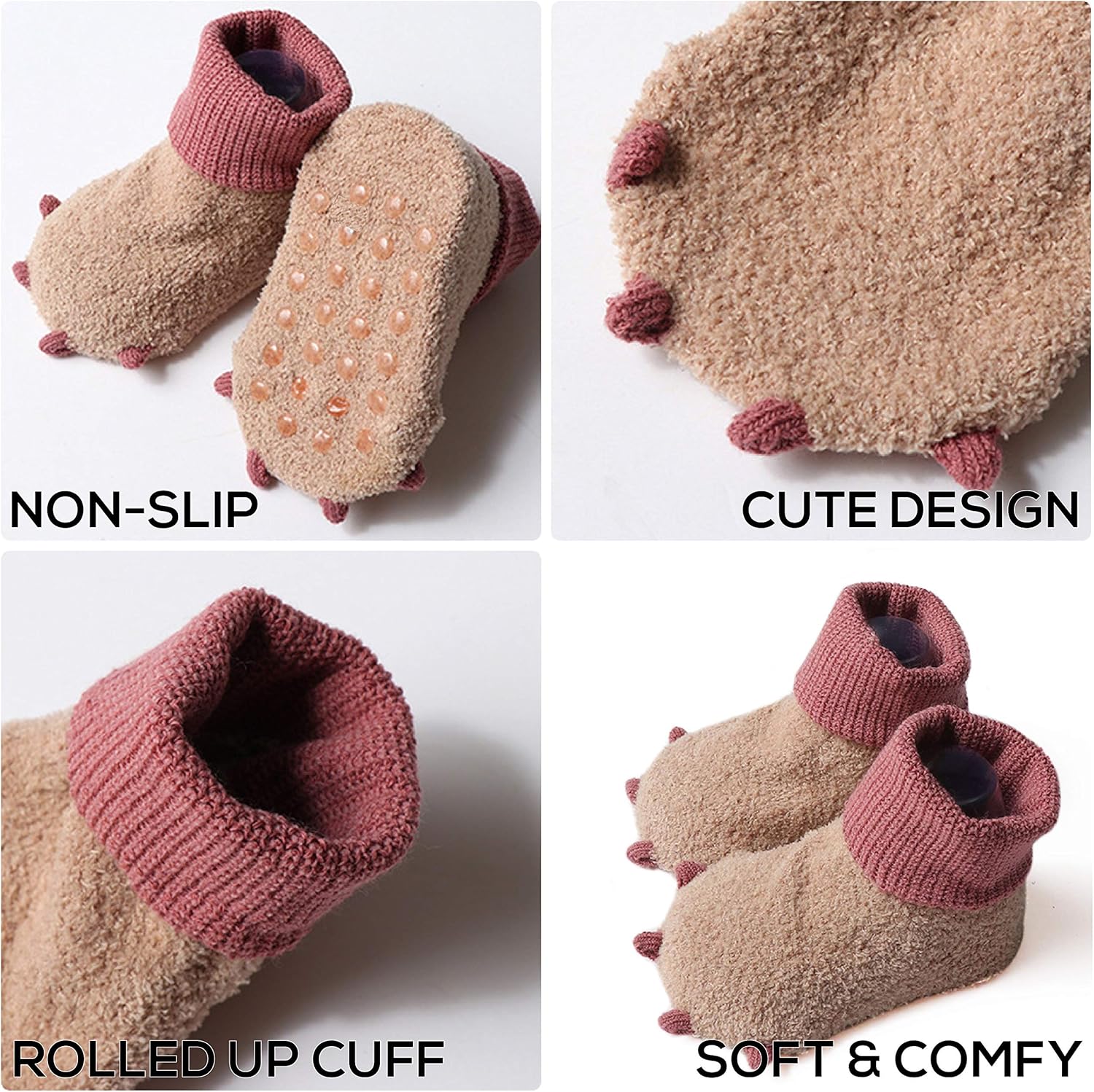 Birthday Gift for Baby Dinosaur Toddler Slippers Socks