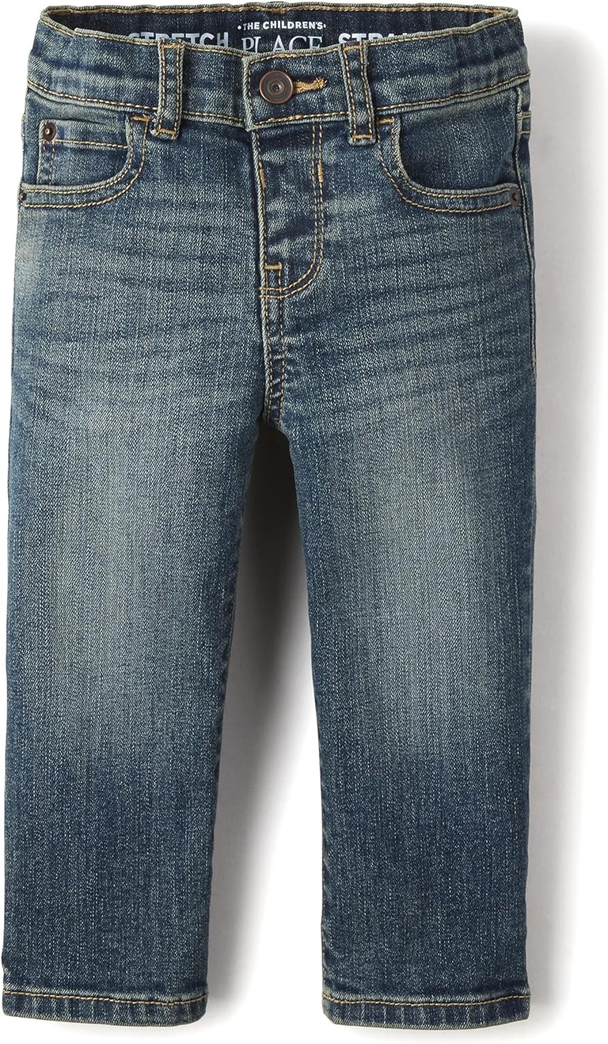 The Childrens Place Baby Toddler Boys Stretch Straight Leg Jeans - comfy and stylish