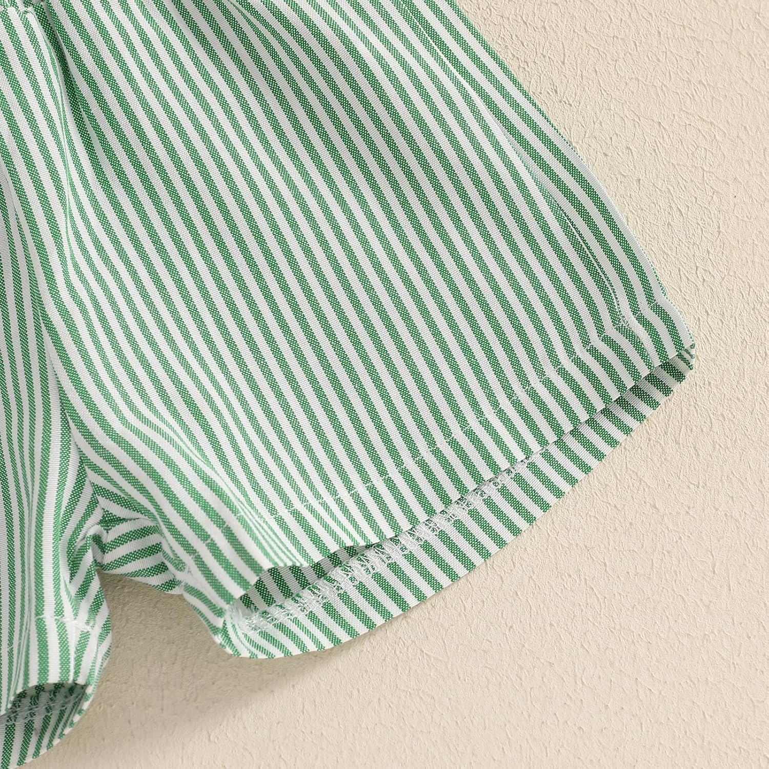 Lamuusaa Easter Toddler Boys Plaid Stripe Set