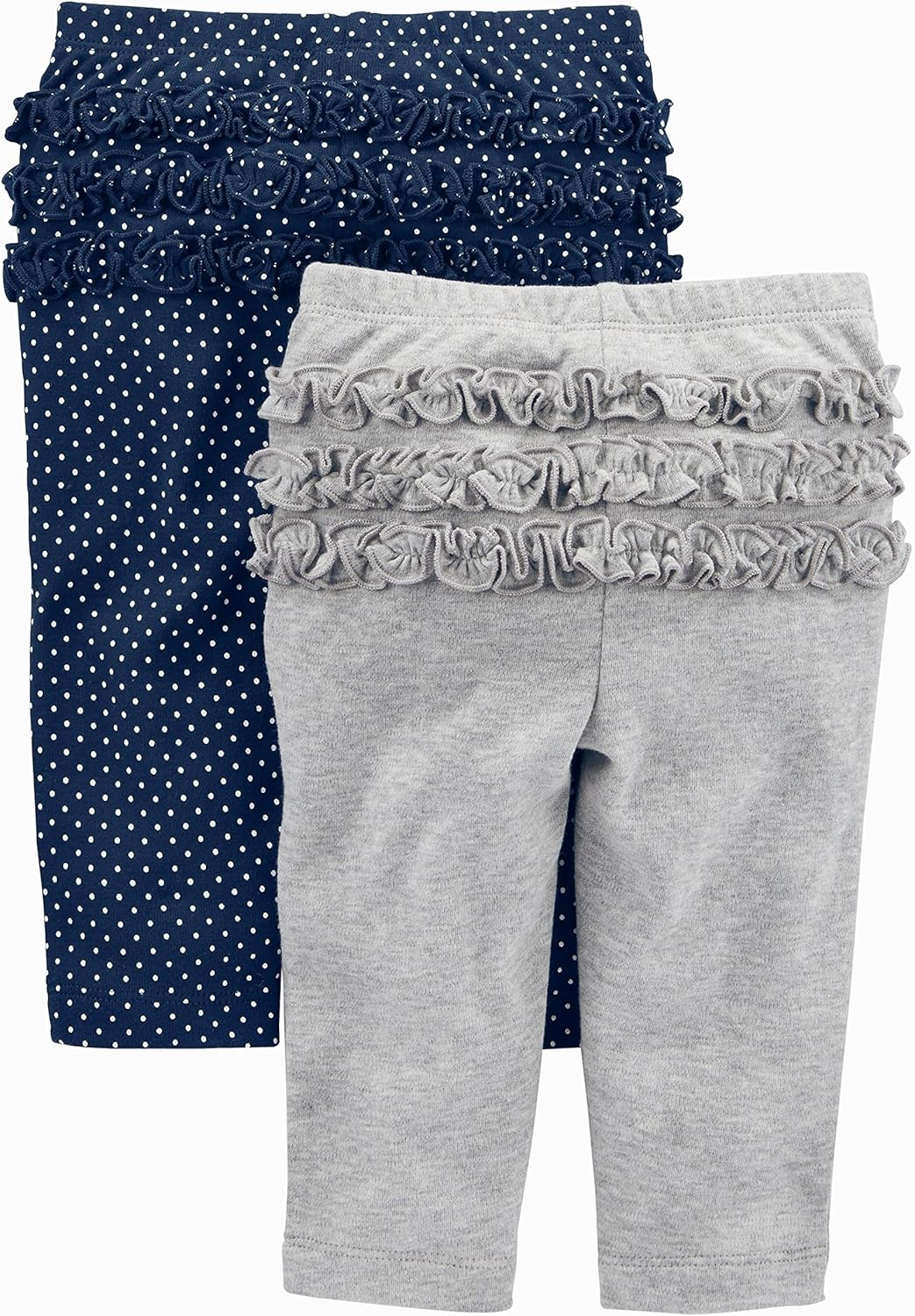 4-Pack Playful Bottoms for Baby Girls Cute Fun Pants