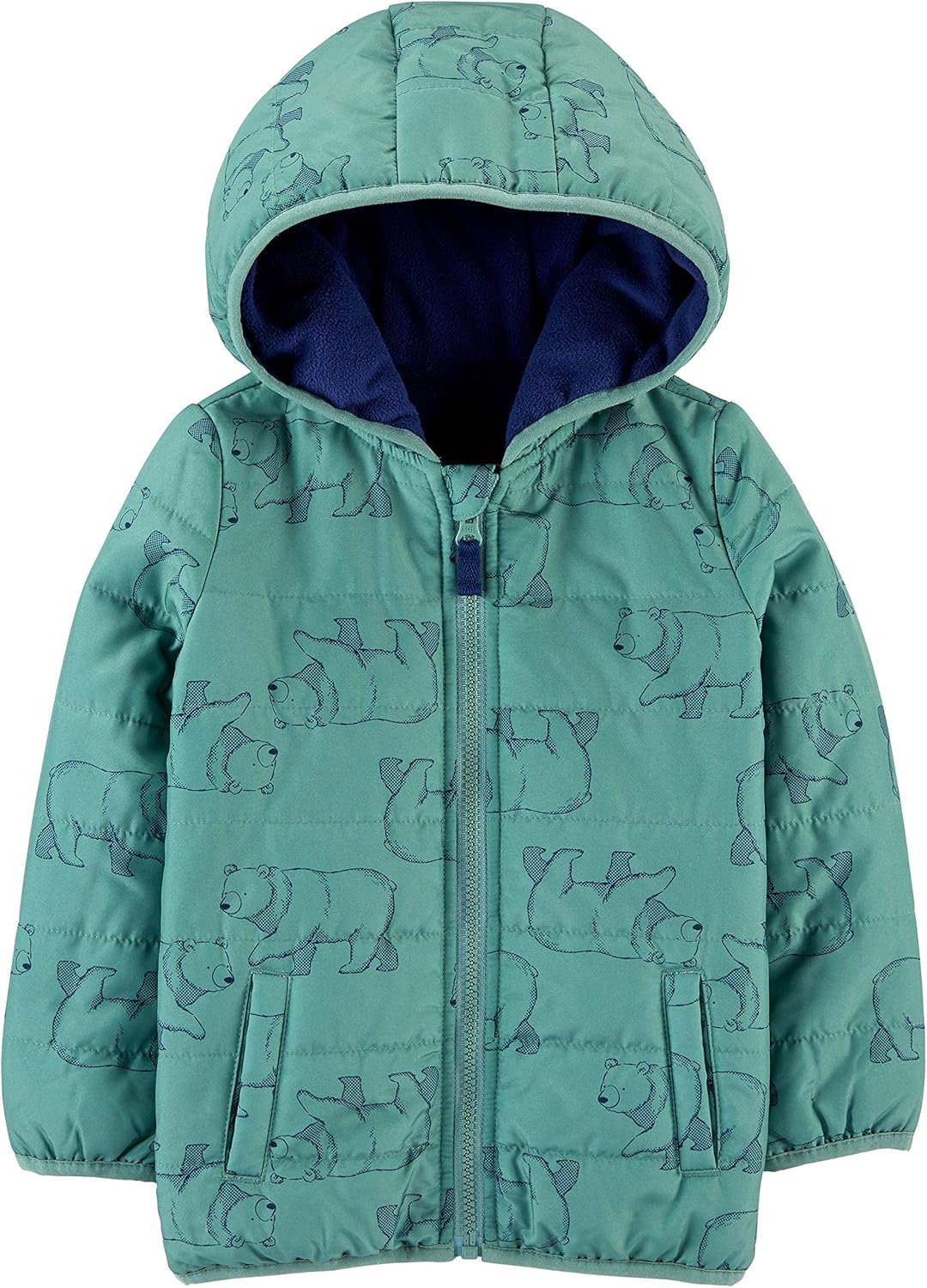 Carters Simple Joys Baby Boys Puffer Jacket Cozy Warm