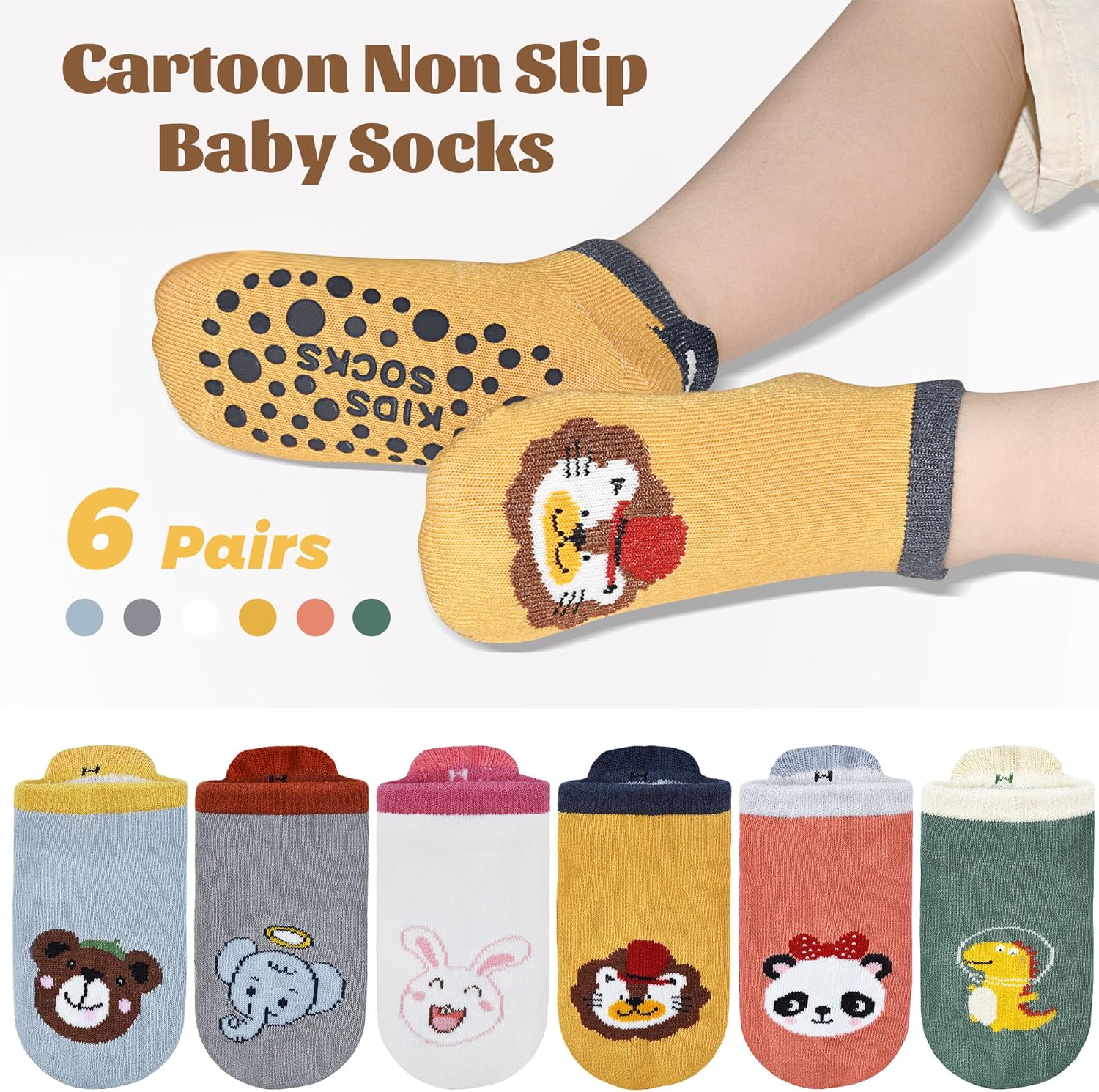 HYCLES Non Slip Baby Socks