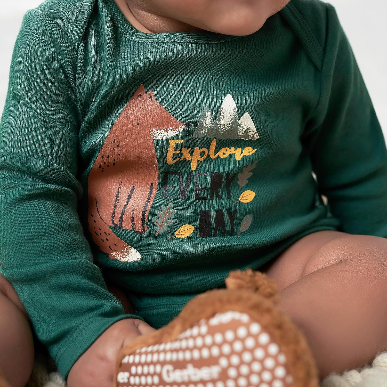 Gerber Baby Boys 6-Pack Long Sleeve Onesies Bodysuit