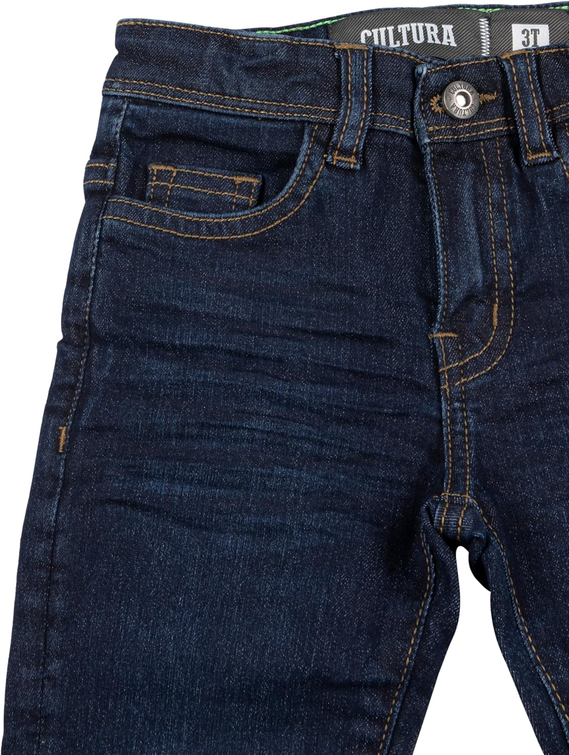 CULTURA Baby Boys Toddler Jeans with Elastic Waist