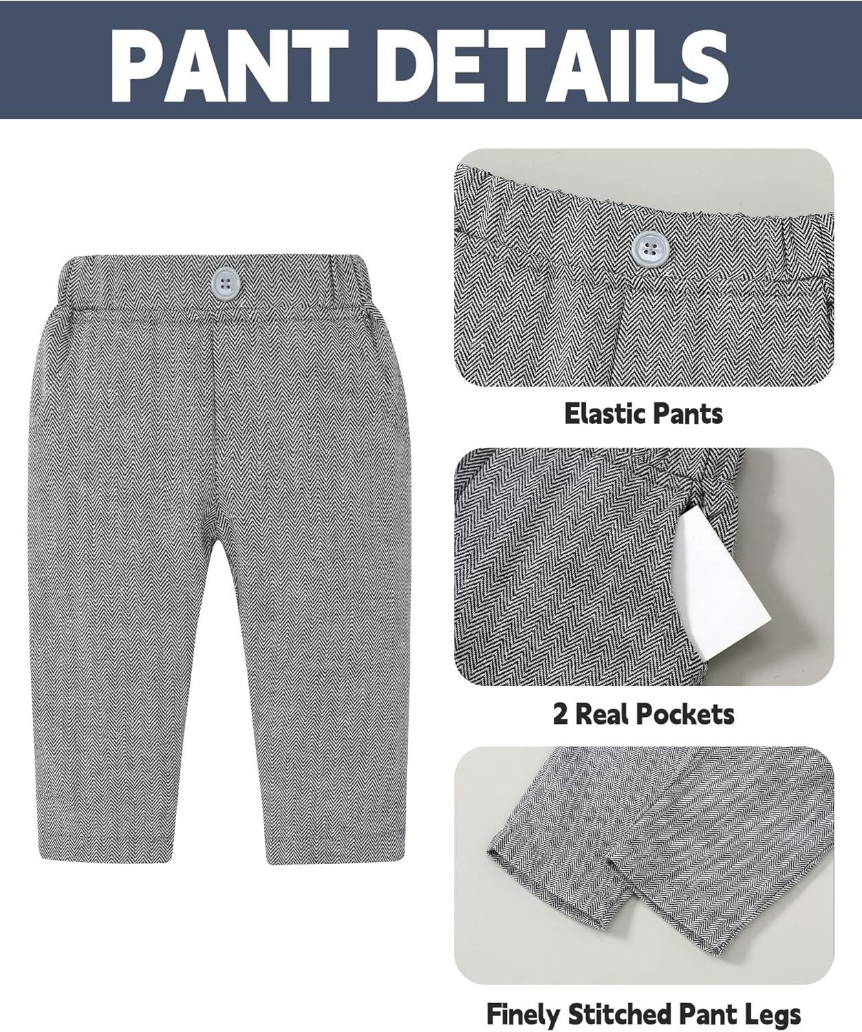 CocoRARA Baby Boy Tuxedo weaken Outfit Set